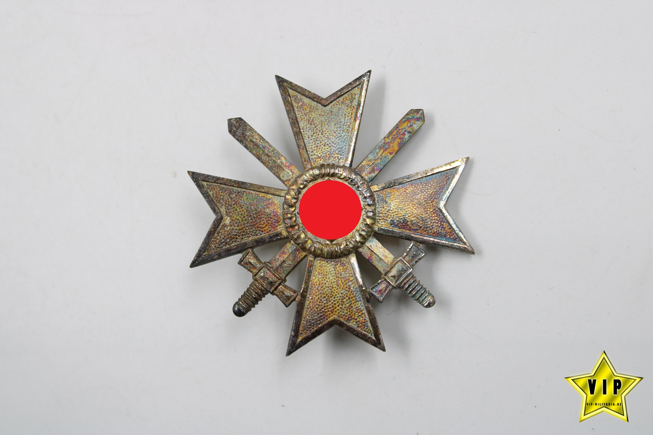 Kriegsverdienstkreuz 1. Klasse 1939 Hersteller 1 Deschler & Sohn, München im Etui