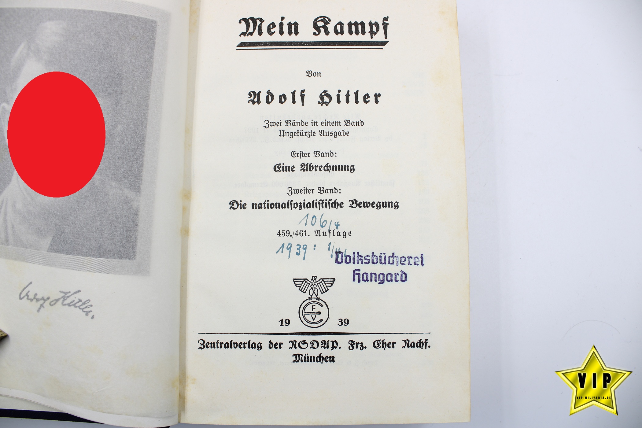 Mein Kampf 1939 Volksausgabe 