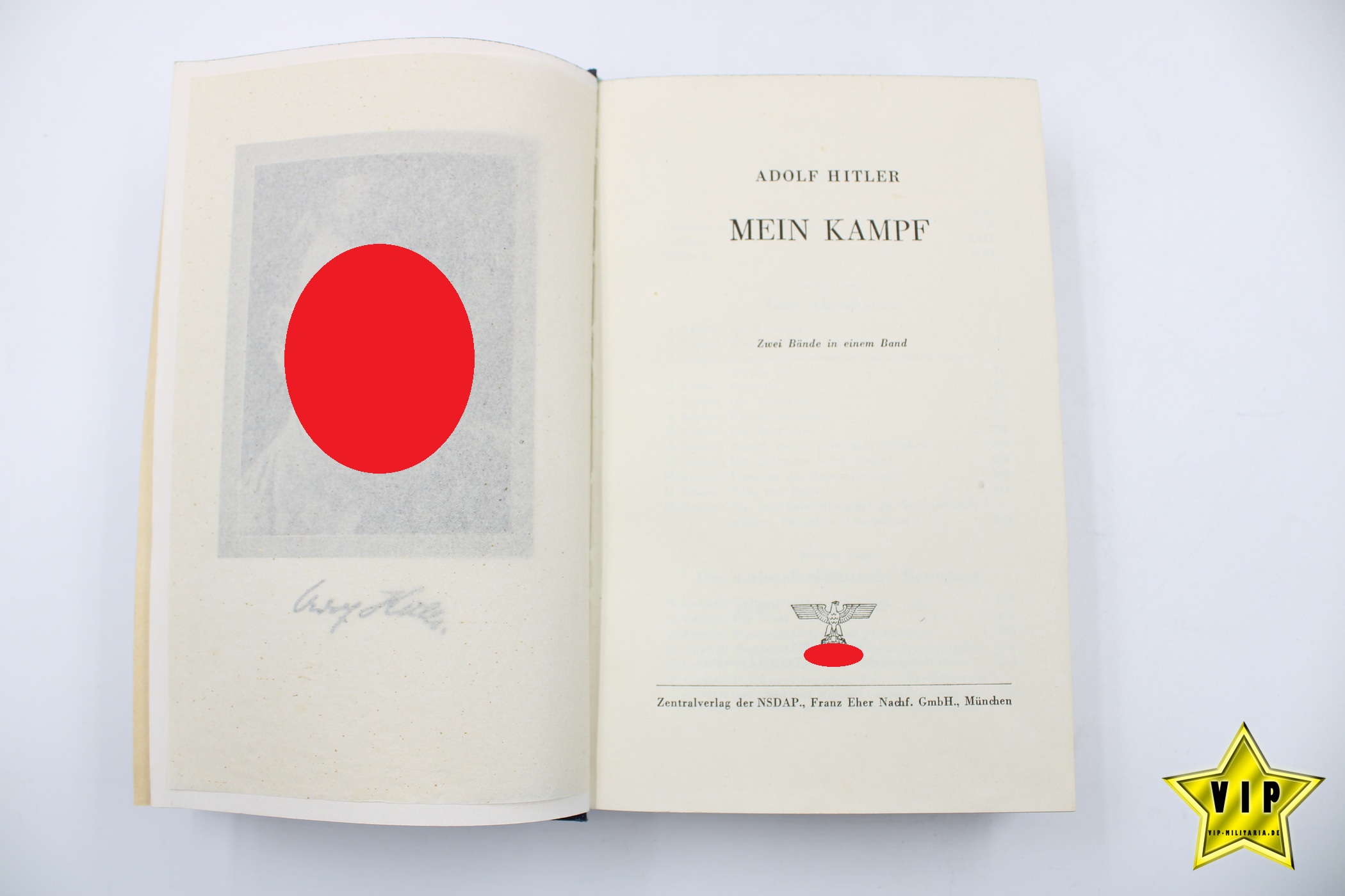Mein Kampf 1942 Volksausgabe Lateinschrift 