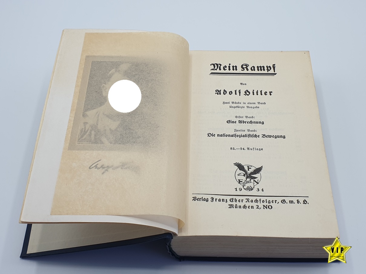 Adolf Hitler " Mein Kampf " von 1934 / MINT CONDITION