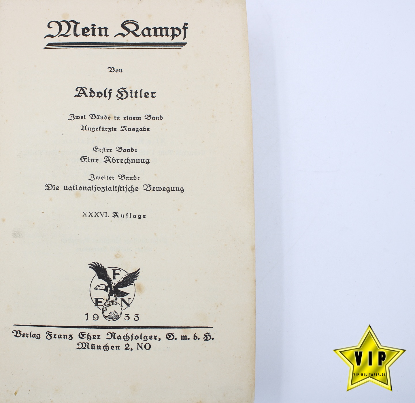 Mein Kampf 1933 Volksausgabe