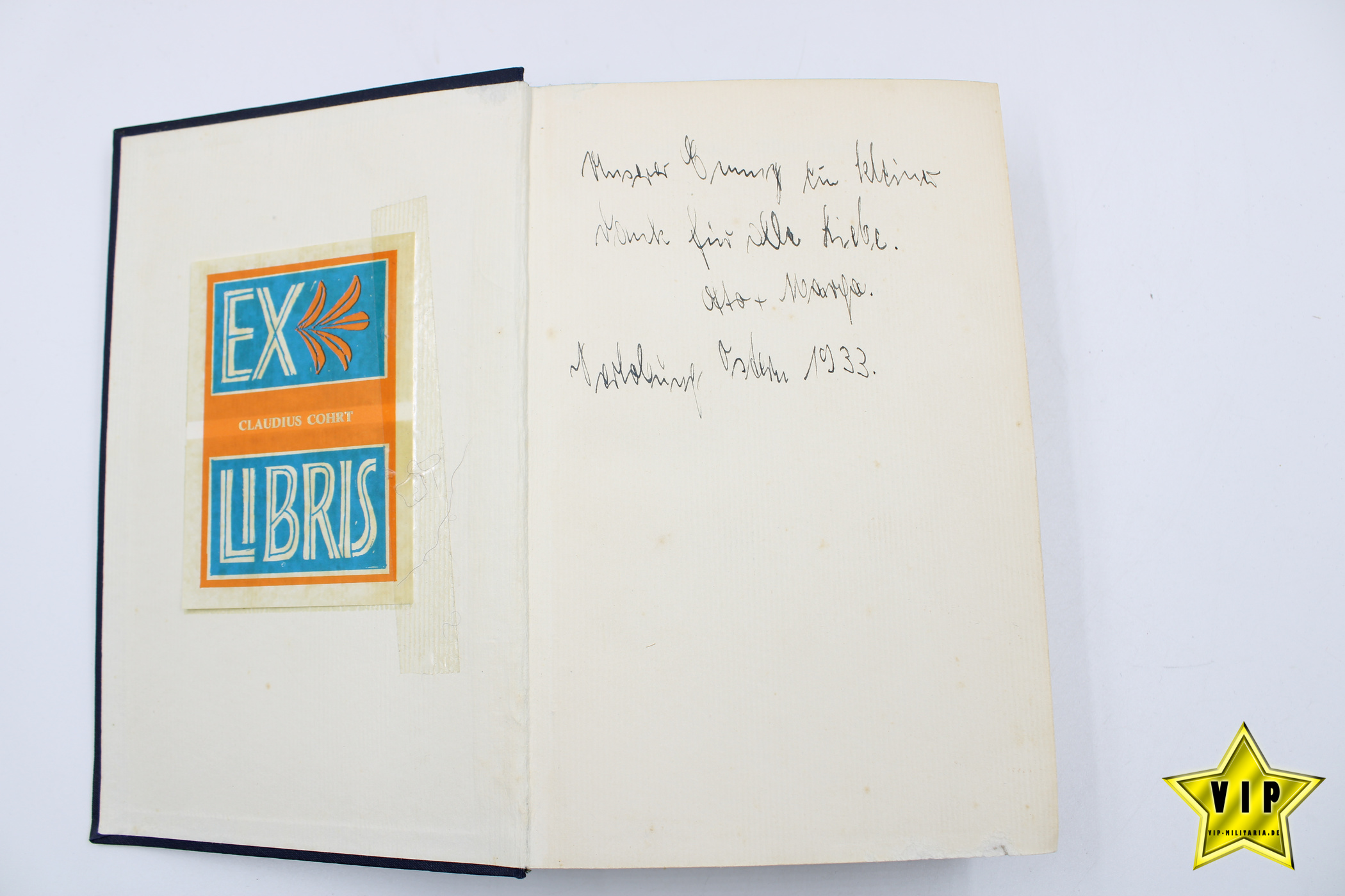 Mein Kampf 1933 Volksausgabe mit Widmung