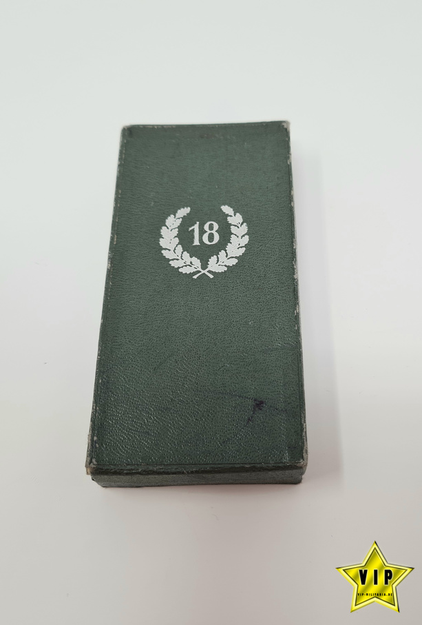 Dienstauszeichnung der Polizei für 18 Jahre 1938 im Etui