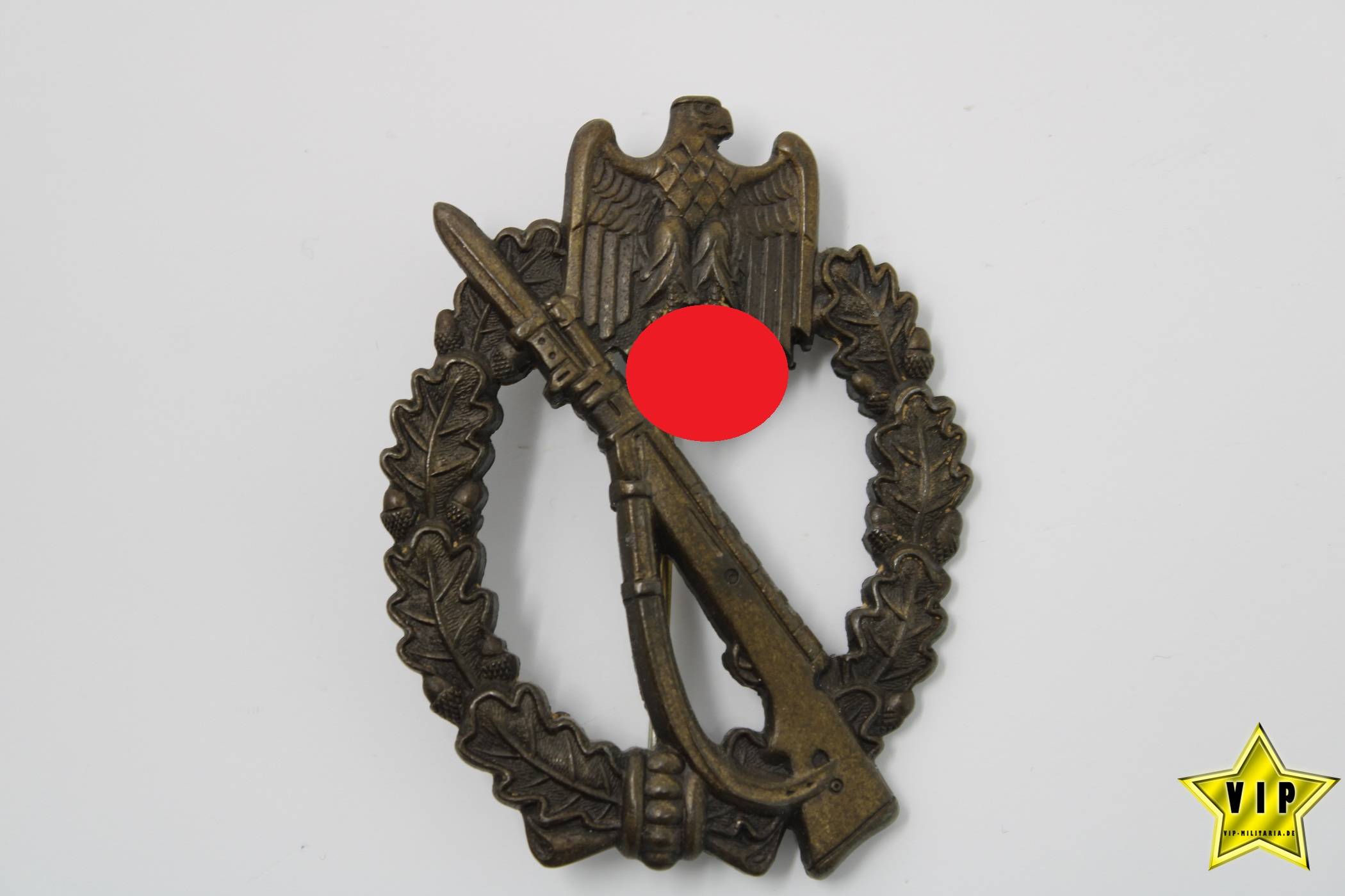 Infanterie Sturmabzeichen in Bronze Hersteller AS
