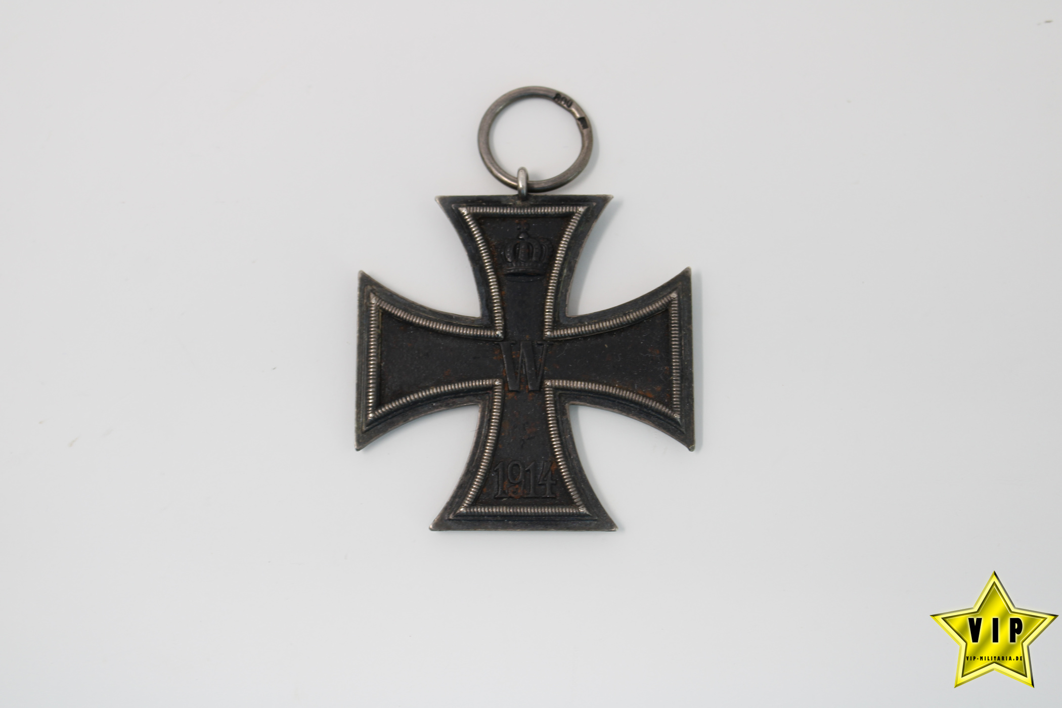 Eisernes Kreuz 2. Klasse 1914 mit 800 Silberstempel im Etui