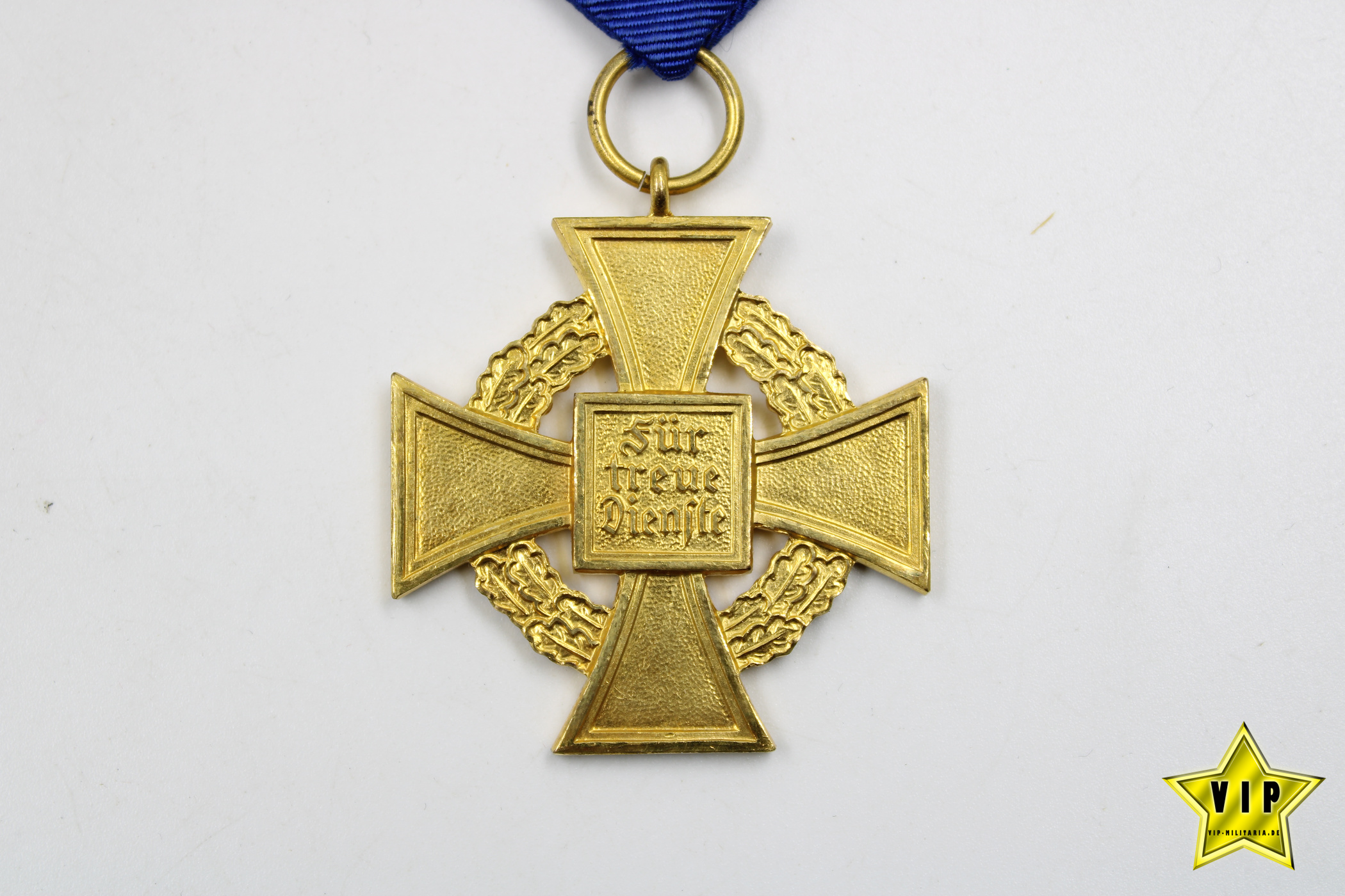 Treuedienst Ehrenzeichen in Gold 40 Jahre im Etui Hersteller Deschler & Sohn, München 