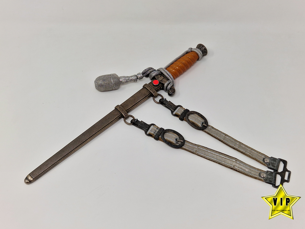 Wehrmacht Heer Offiziersdolch komplett " Alcoso, Solingen "