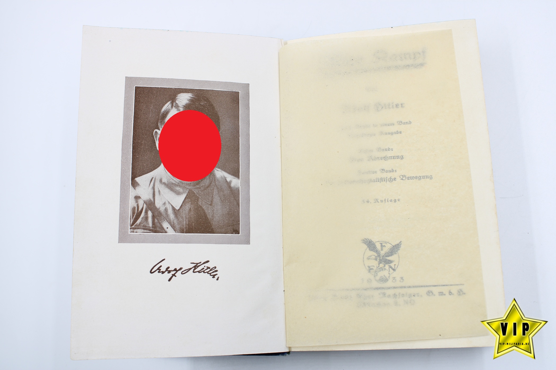 Mein Kampf 1933 frühe Volksausgabe
