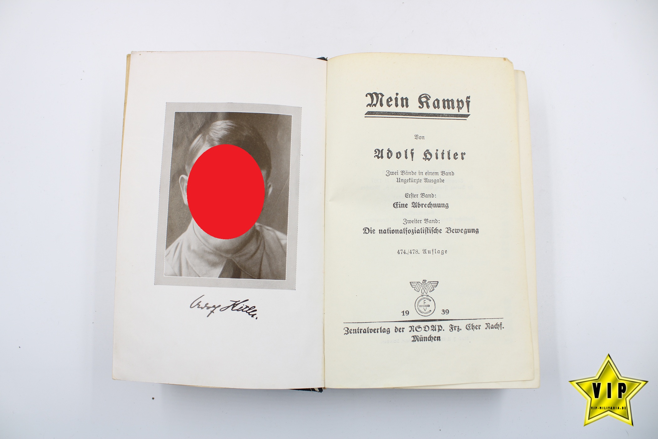 Mein Kampf 1939 mit Goldschnitt