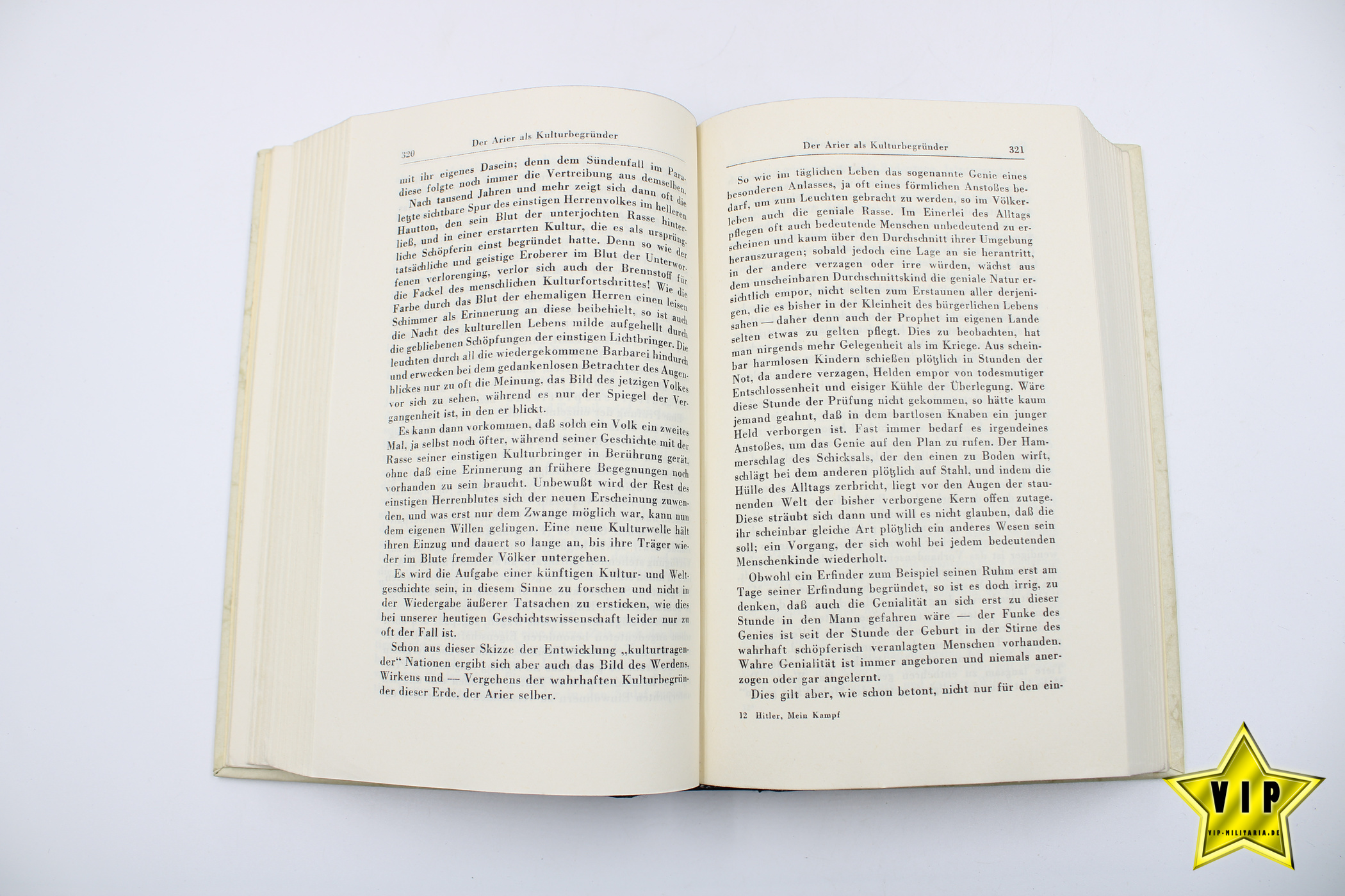 Mein Kampf 1942 Hochzeistausgabe der Stadt Wien im Schuber