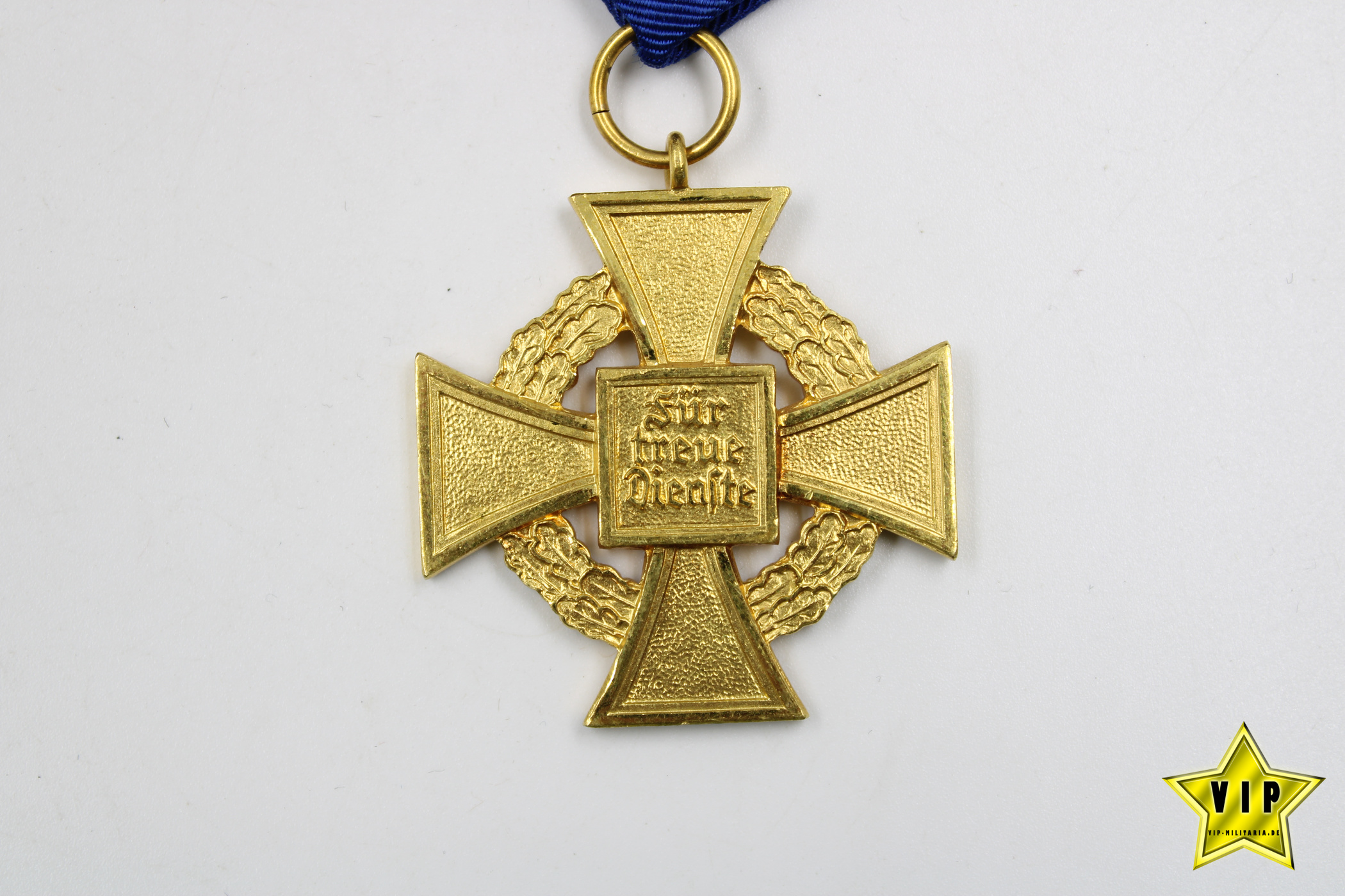 Treuedienst Ehrenzeichen in Gold 40 Jahre im Etui Hersteller Deschler & Sohn, München 