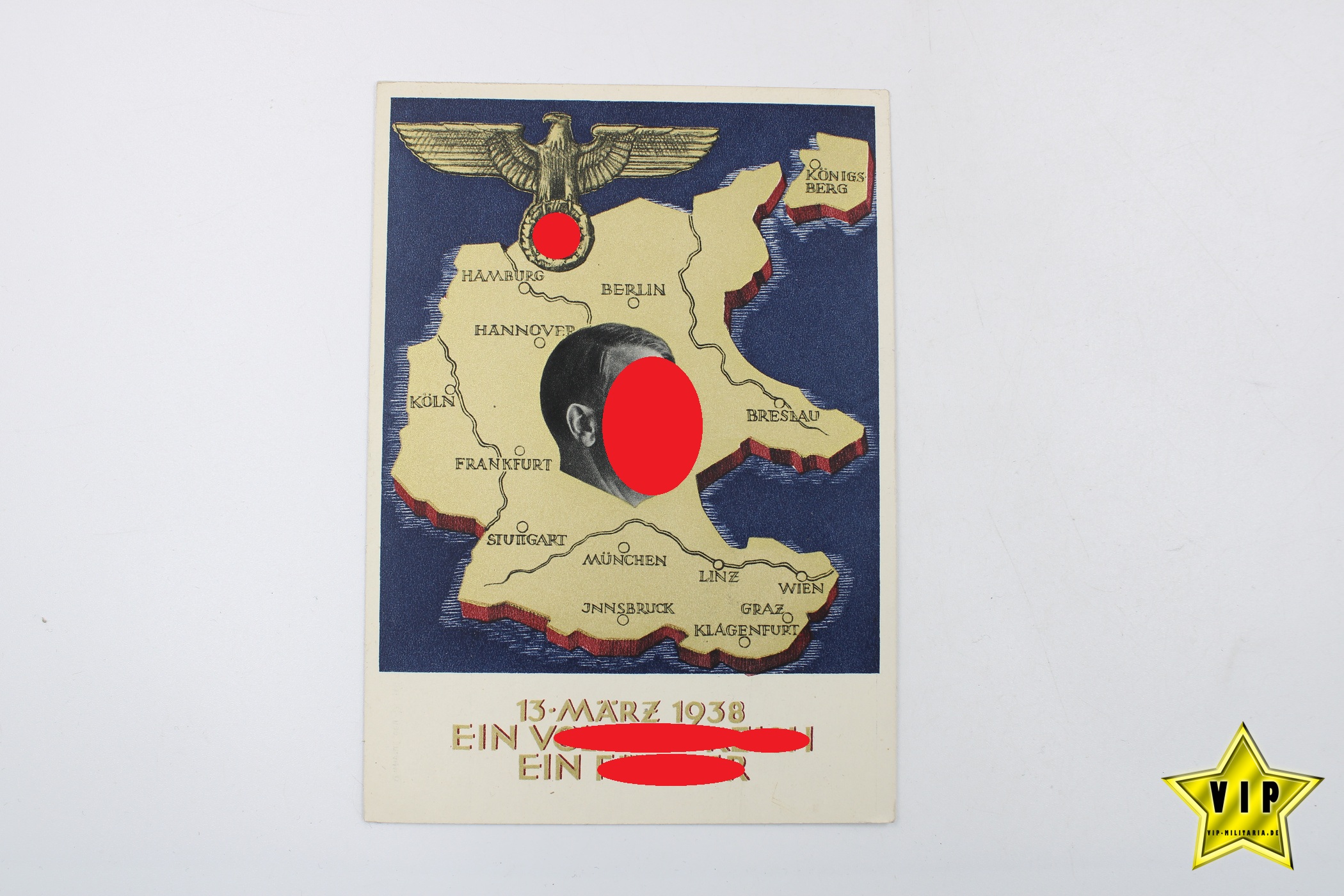 Postkarte Adolf Hitler