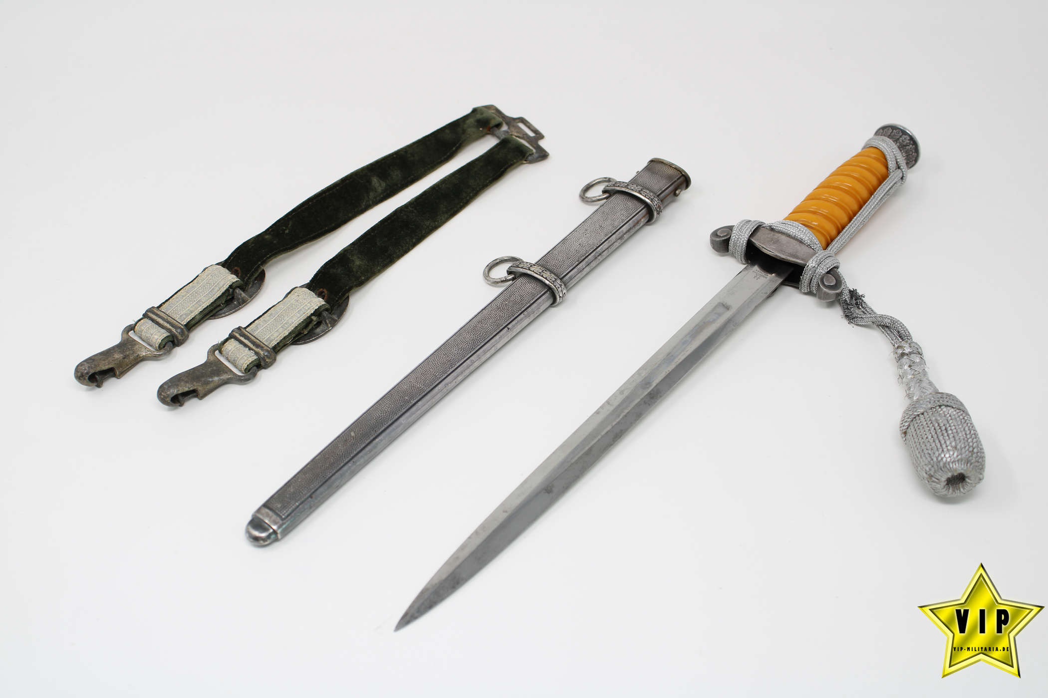 WEHRMACHT HEER OFFIZIERSDOLCH ROBERT KLAAS, SOLINGEN KOMPLETT