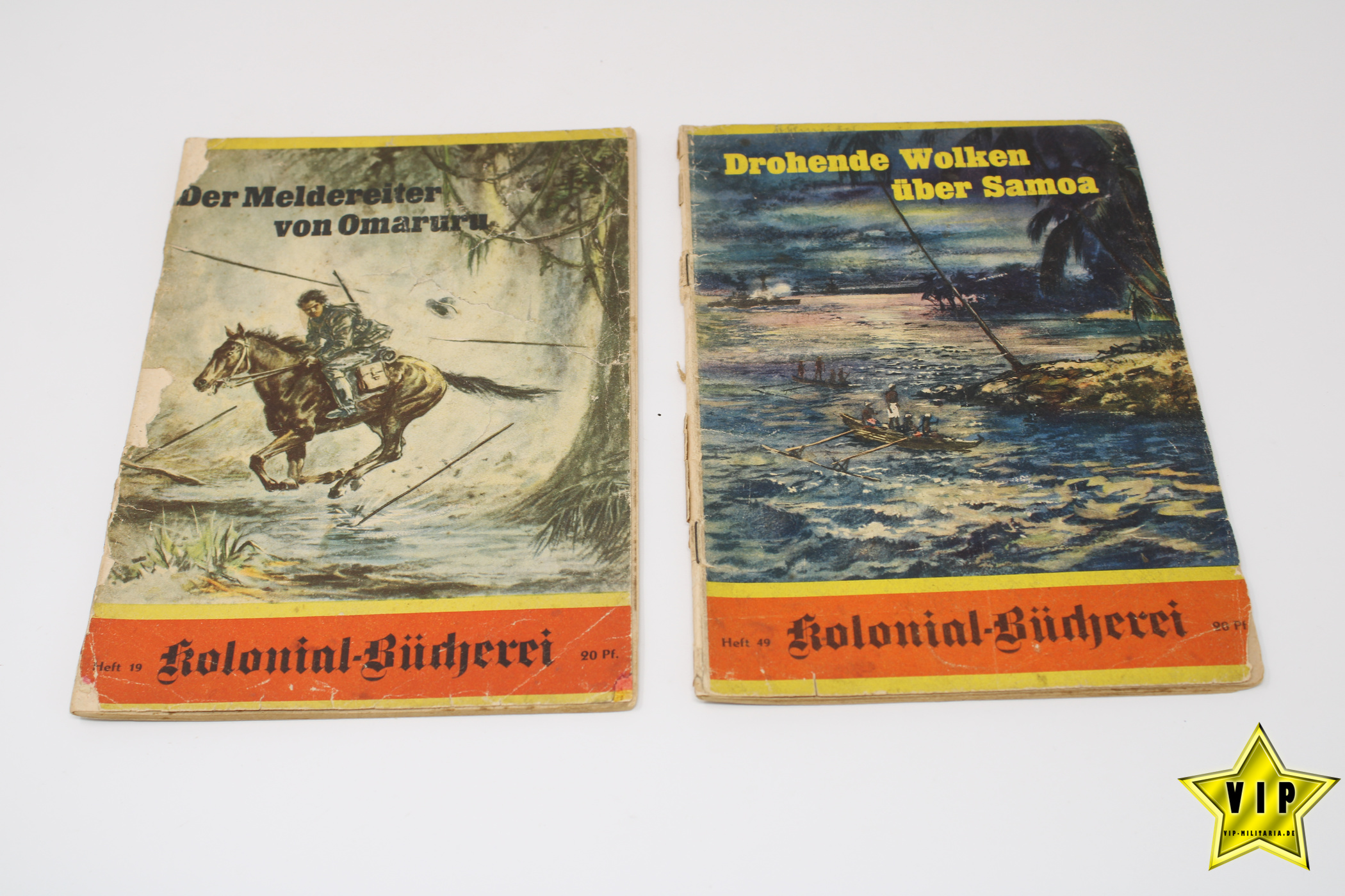 2 x Hefte Kolonial Bücherei