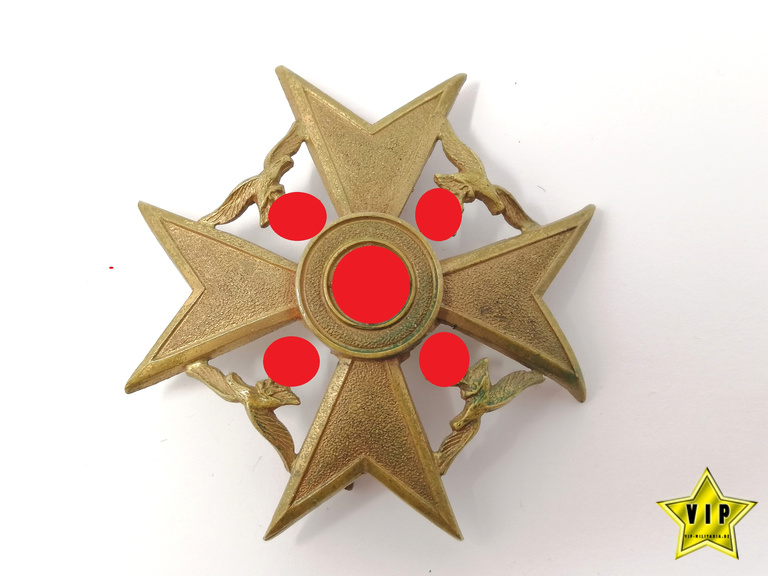 Spanienkreuz in Bronze ohne Schwerter Spanienkreuz in Bronze ohne Schwerter