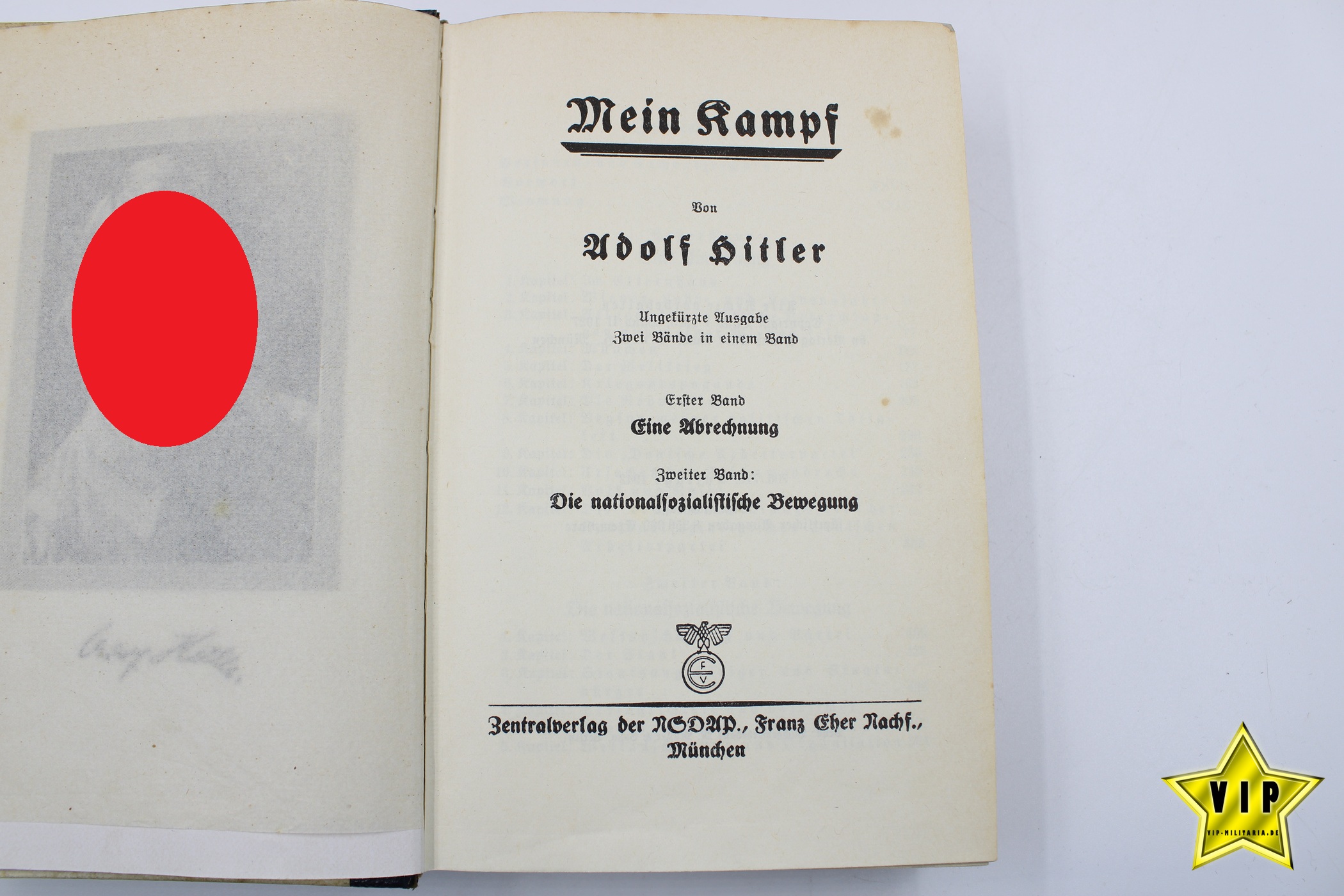 Mein Kampf 1942 Hochzeitsausgabe der Stadt Lengerich