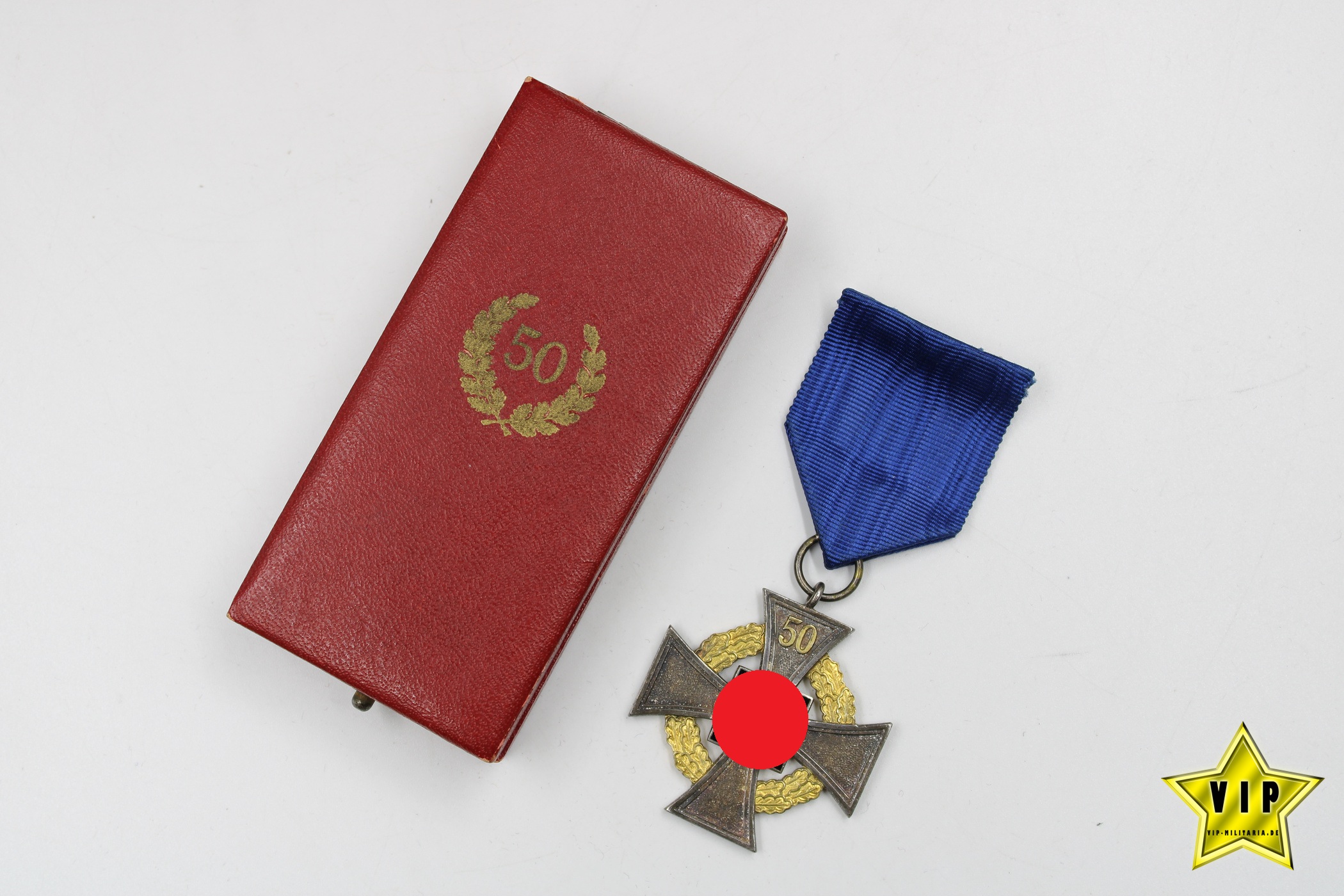 Treuedienst Ehrenzeichen 50 Sonderstufe im Etui 