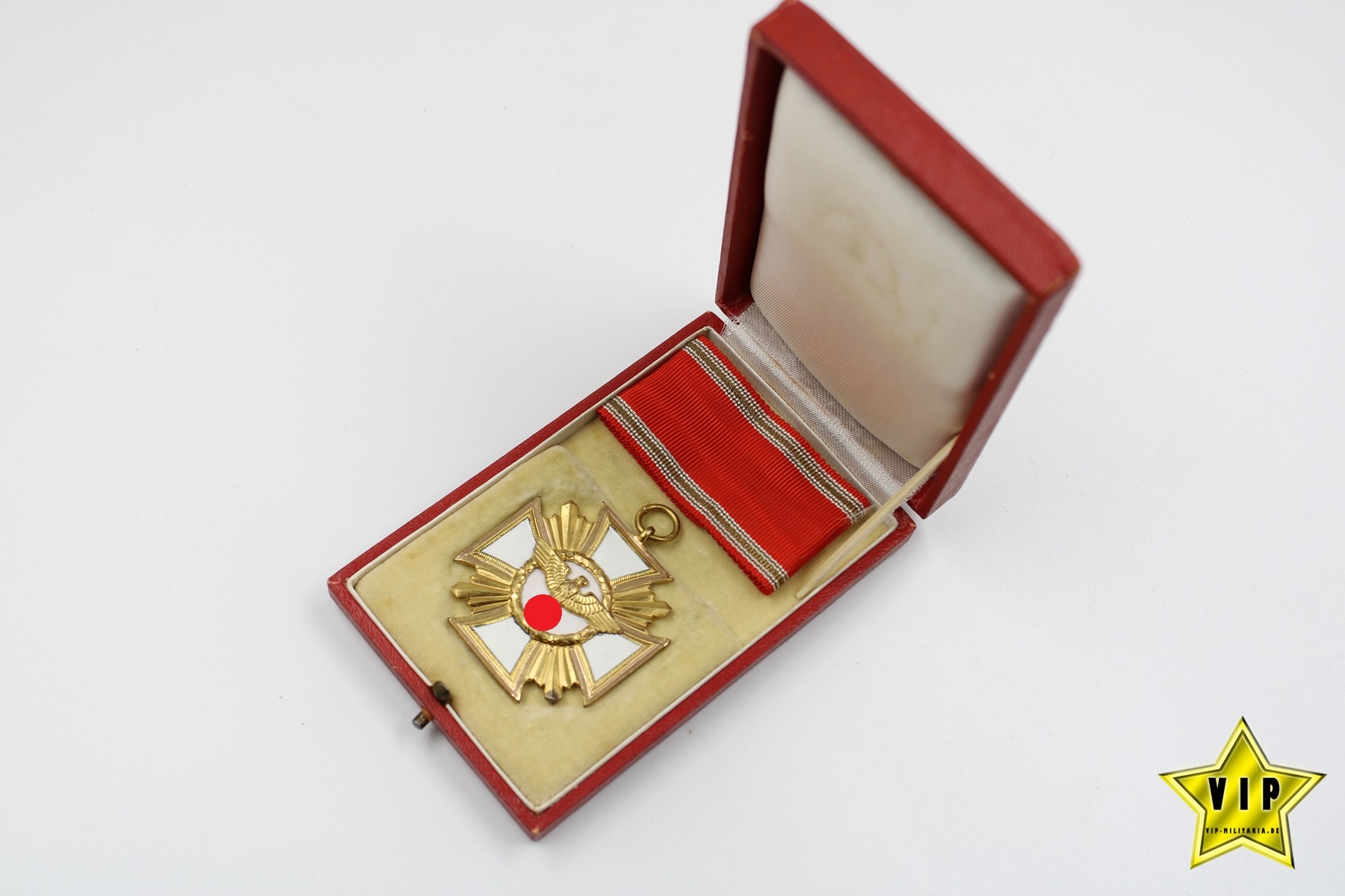 Dienstauszeichnung der NSDAP in Gold 25 Jahre im Verleihungsetui 
