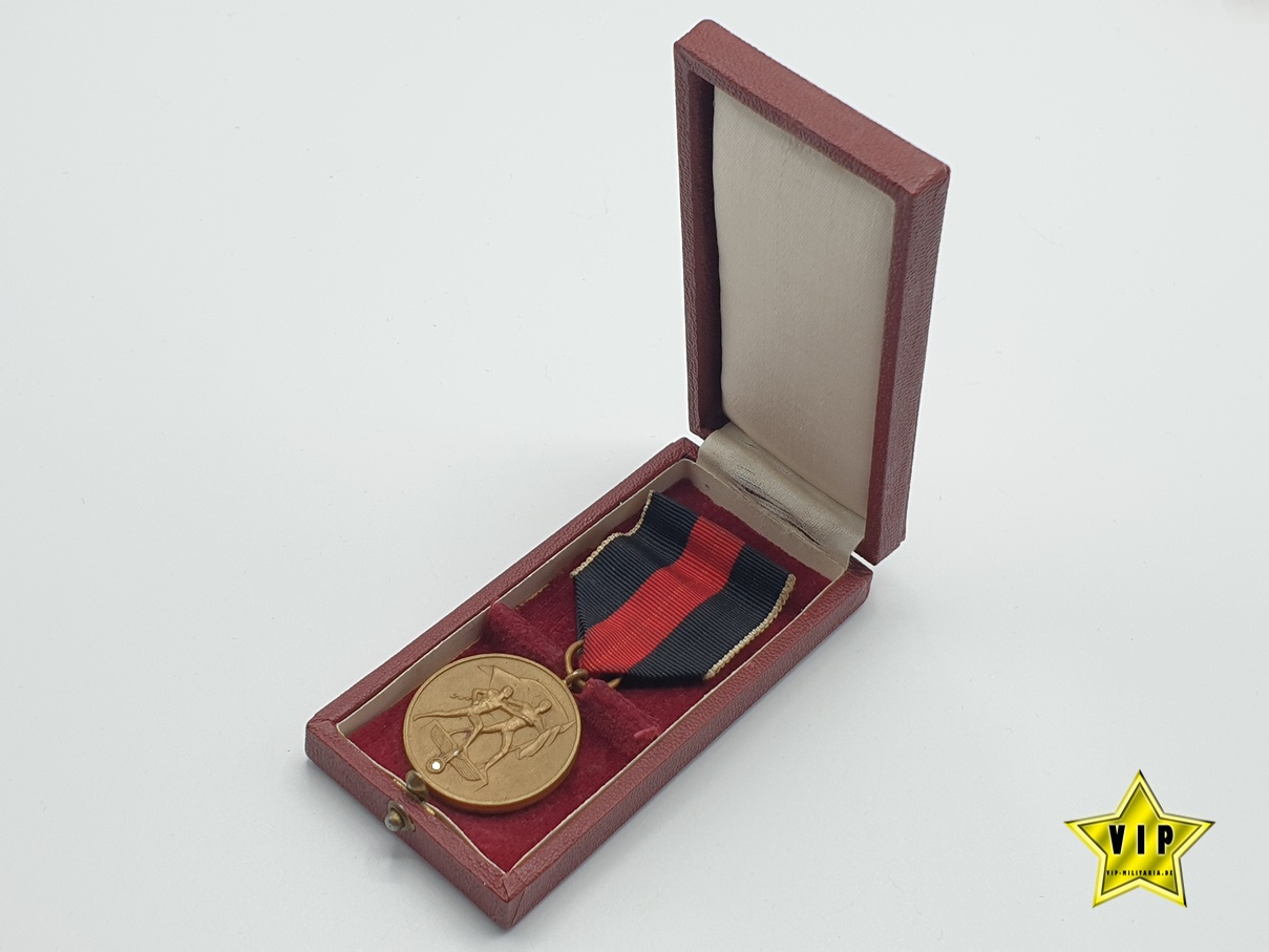 Medaille 1. Oktober Sudetenland Anschlussmedaille im Etui