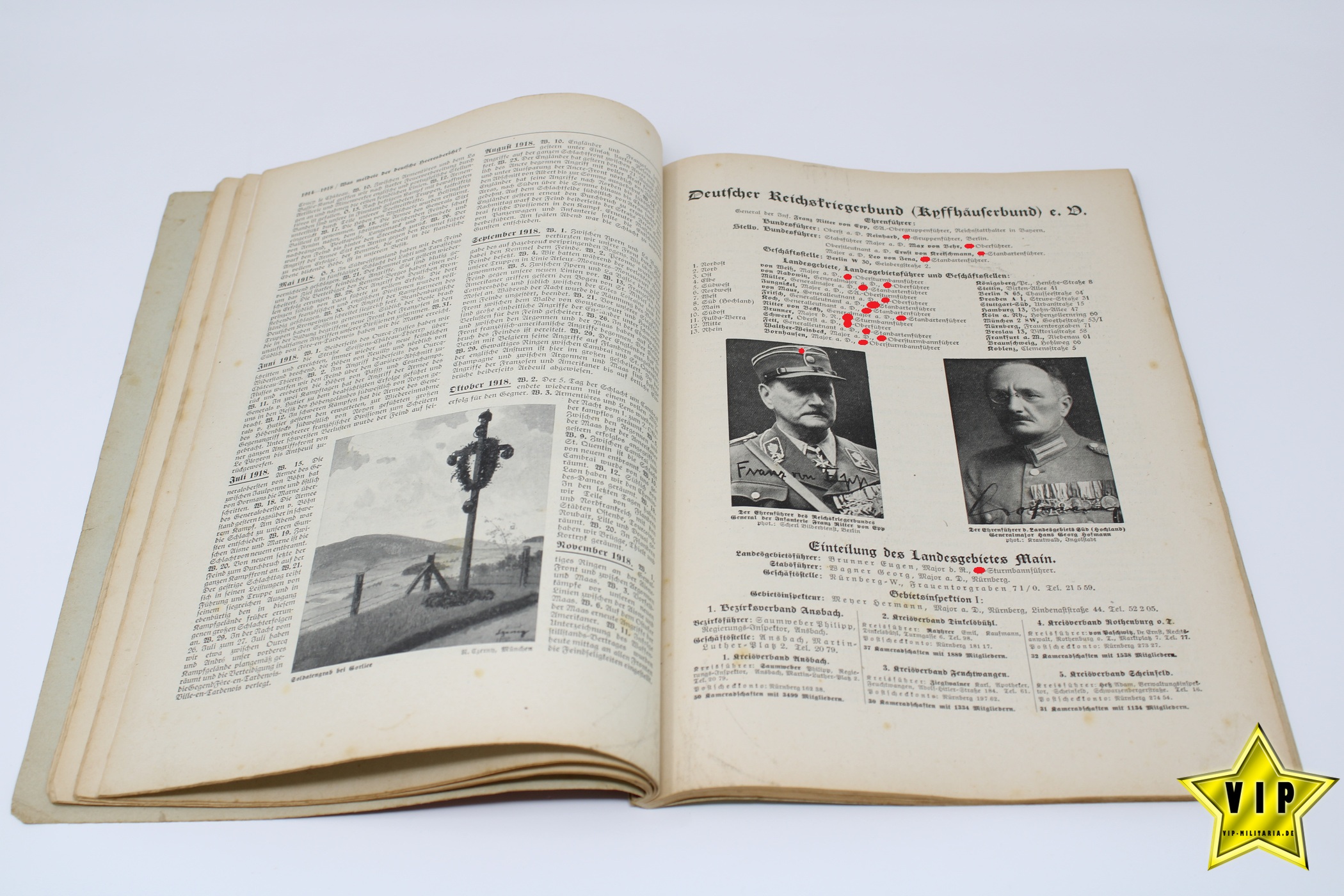 Bayrischer Krieger Kalender 1938