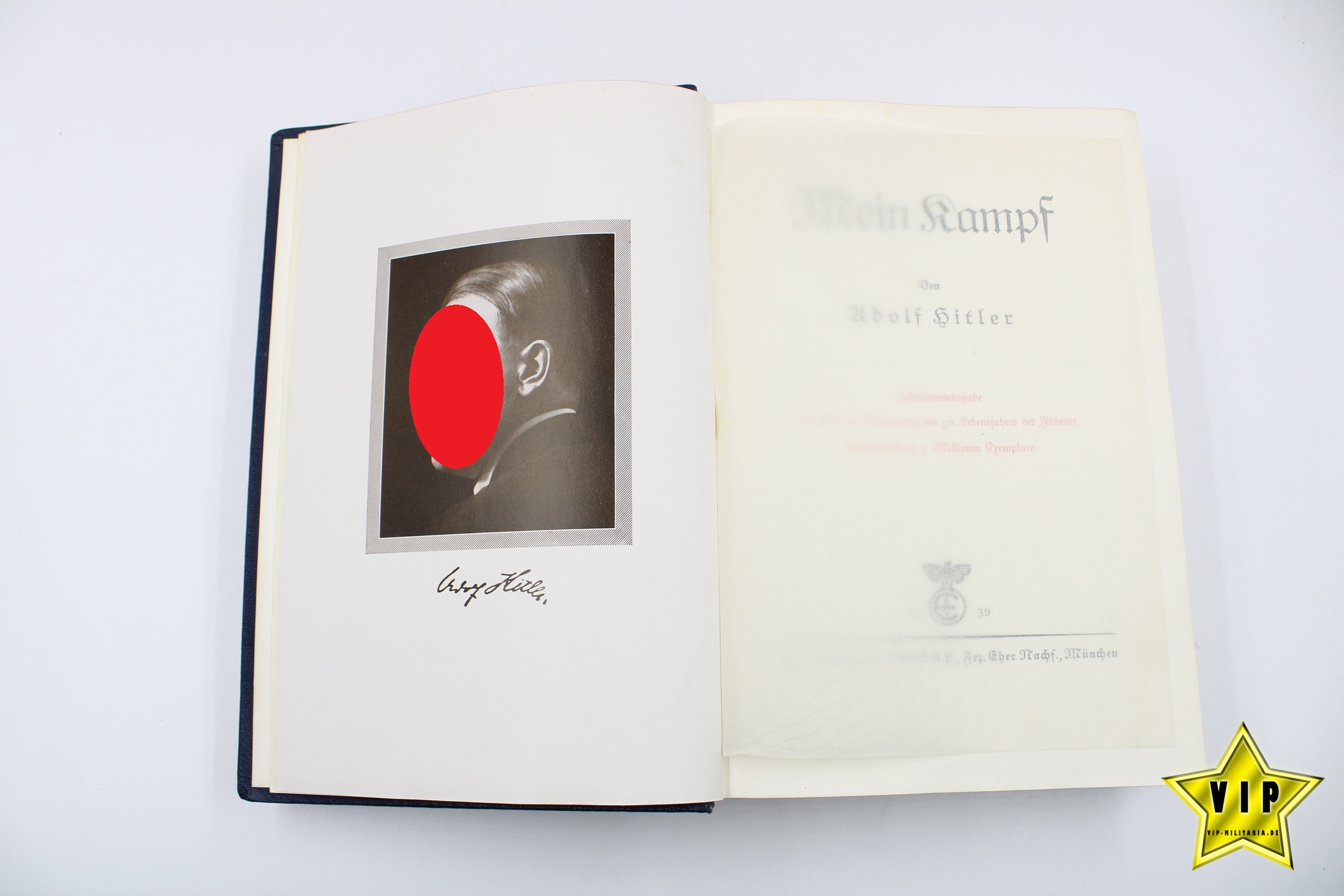 Mein Kampf 1939 Jubiläumsausgabe 50. Geburtstag