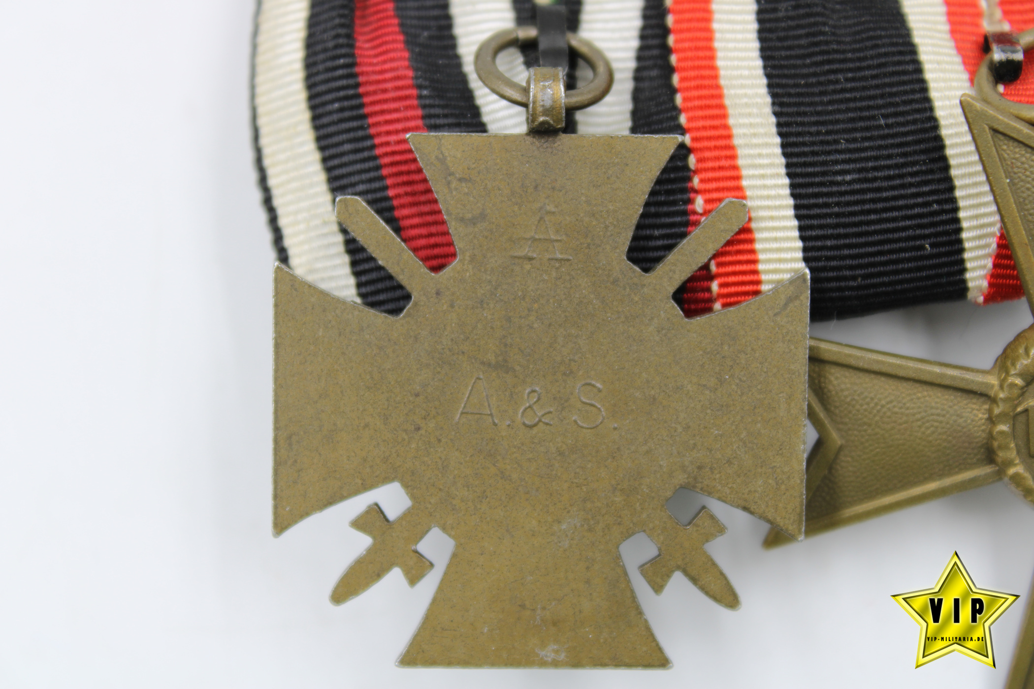 Zweier Spange Kriegsverdienstkreuz & Frontkämpfer Ehrenkreuz