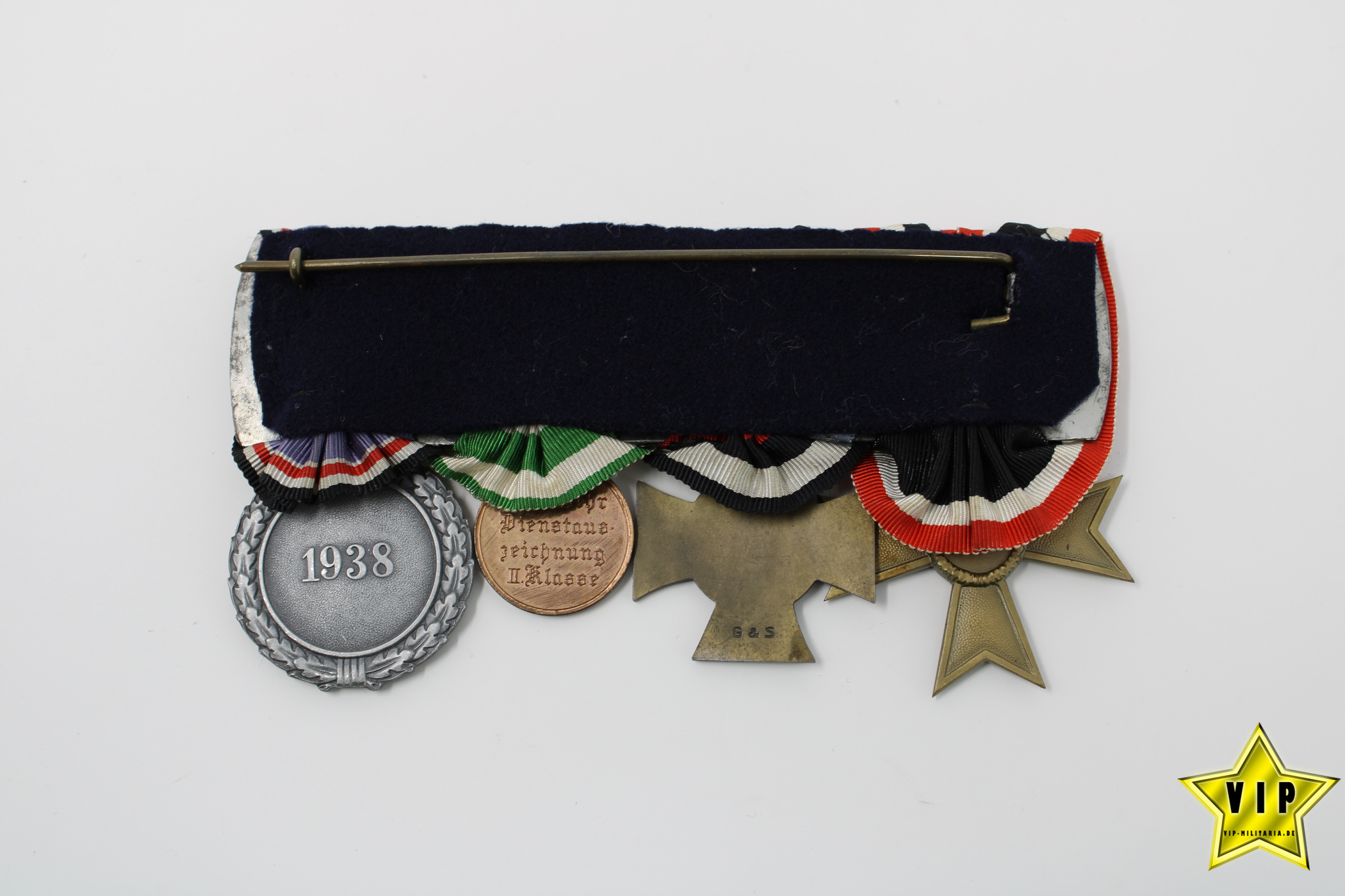 Ordensspange 3. Reich Kriegsverdienstkreuz 1939 Luftschutz