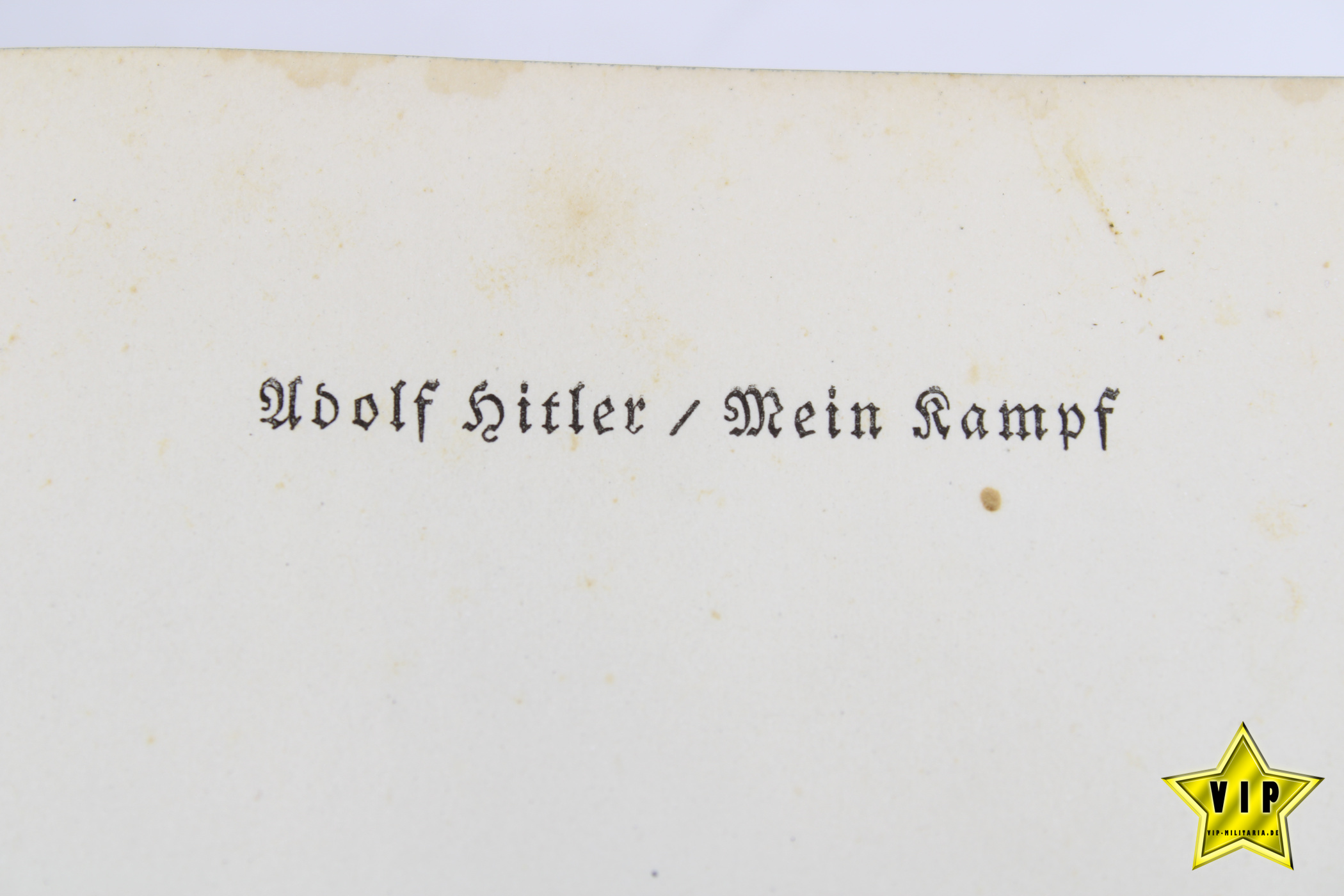 Mein Kampf 1941 mit Stadtwappen aus Peine