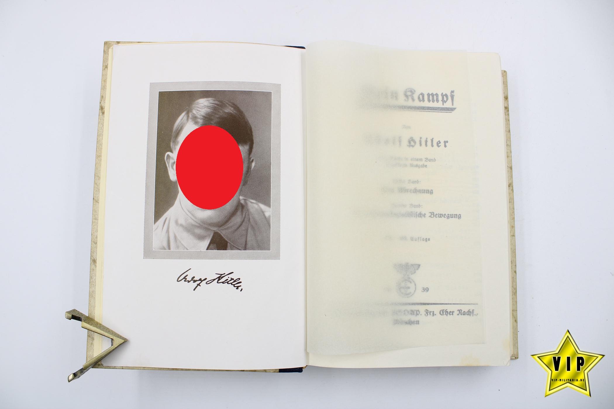 Mein Kampf 1939 mit Goldschnitt