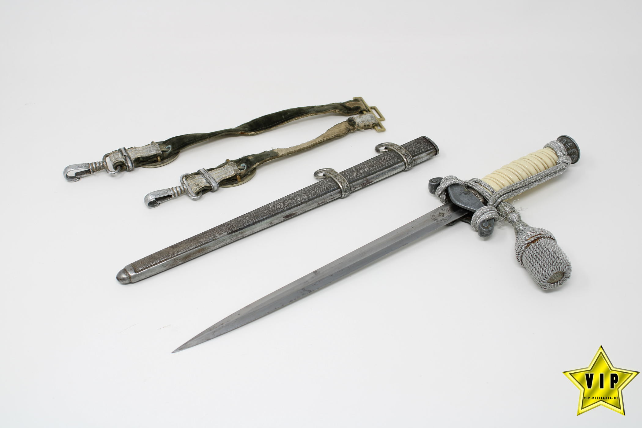 Wehrmacht Heer Offiziers Dolch komplett Rich. ABR. Herder, Solingen