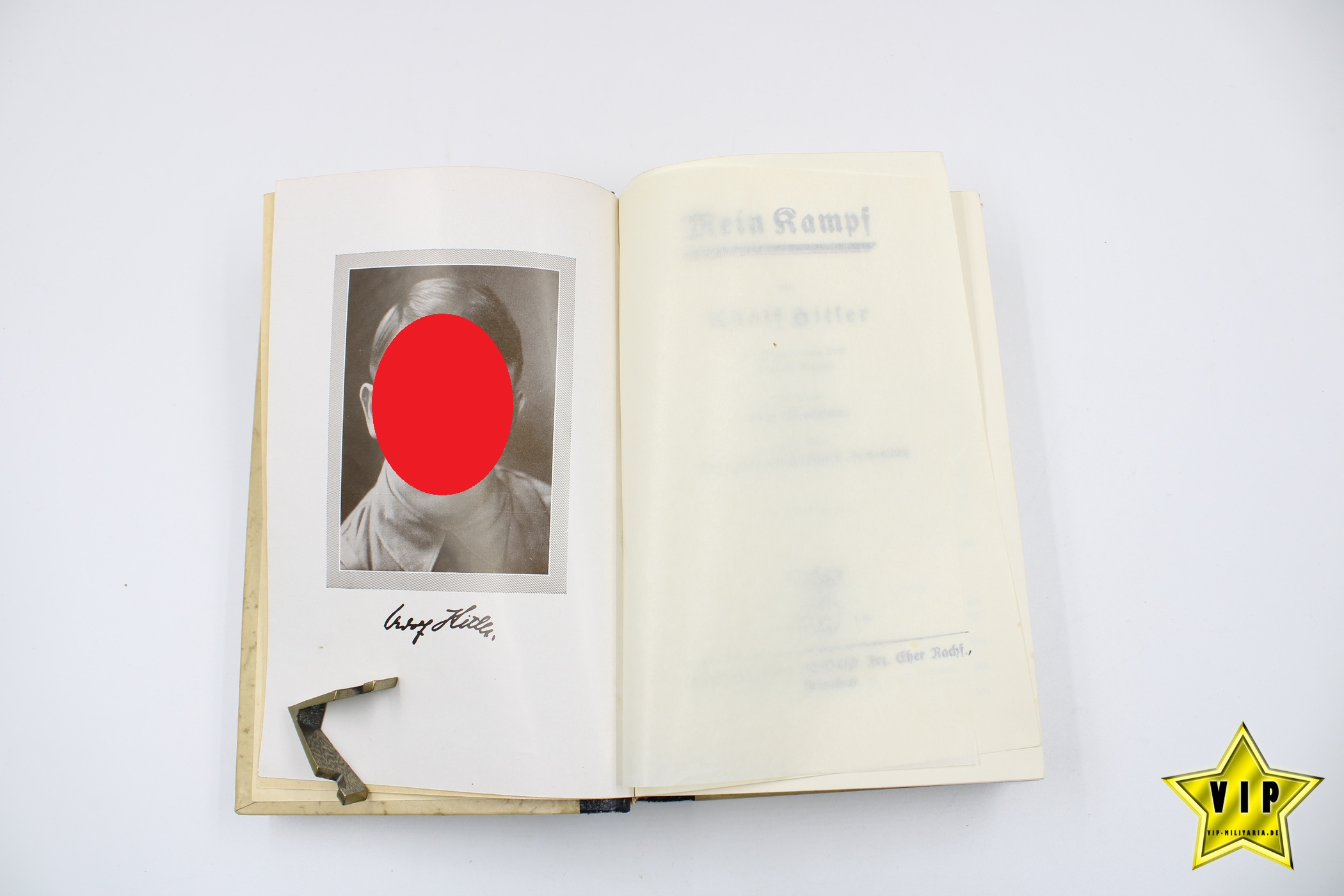 Mein Kampf 1936 mit Stadtwappen der Stadt München im Schuber 