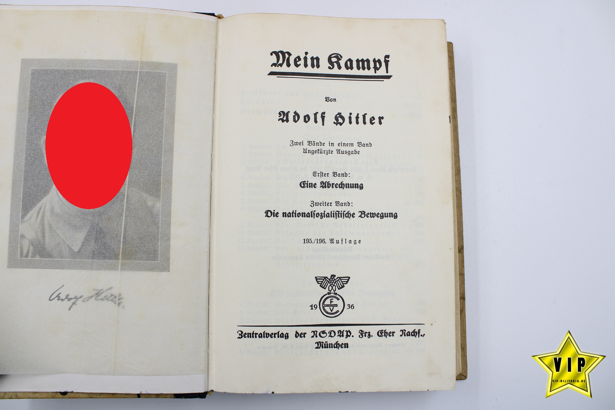Mein Kampf 1936 mit Goldschnitt