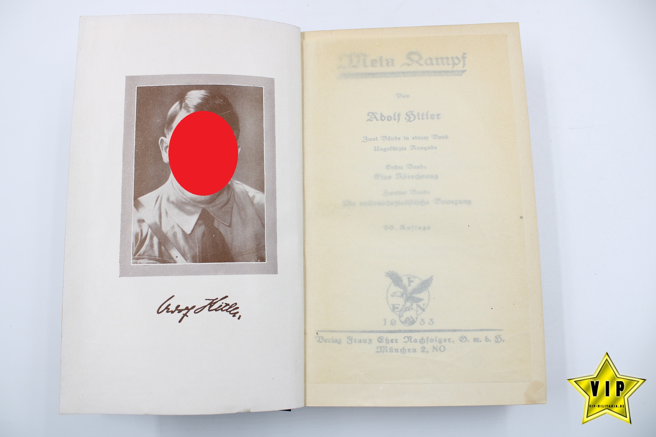Mein Kampf 1933 frühe Volksausgabe