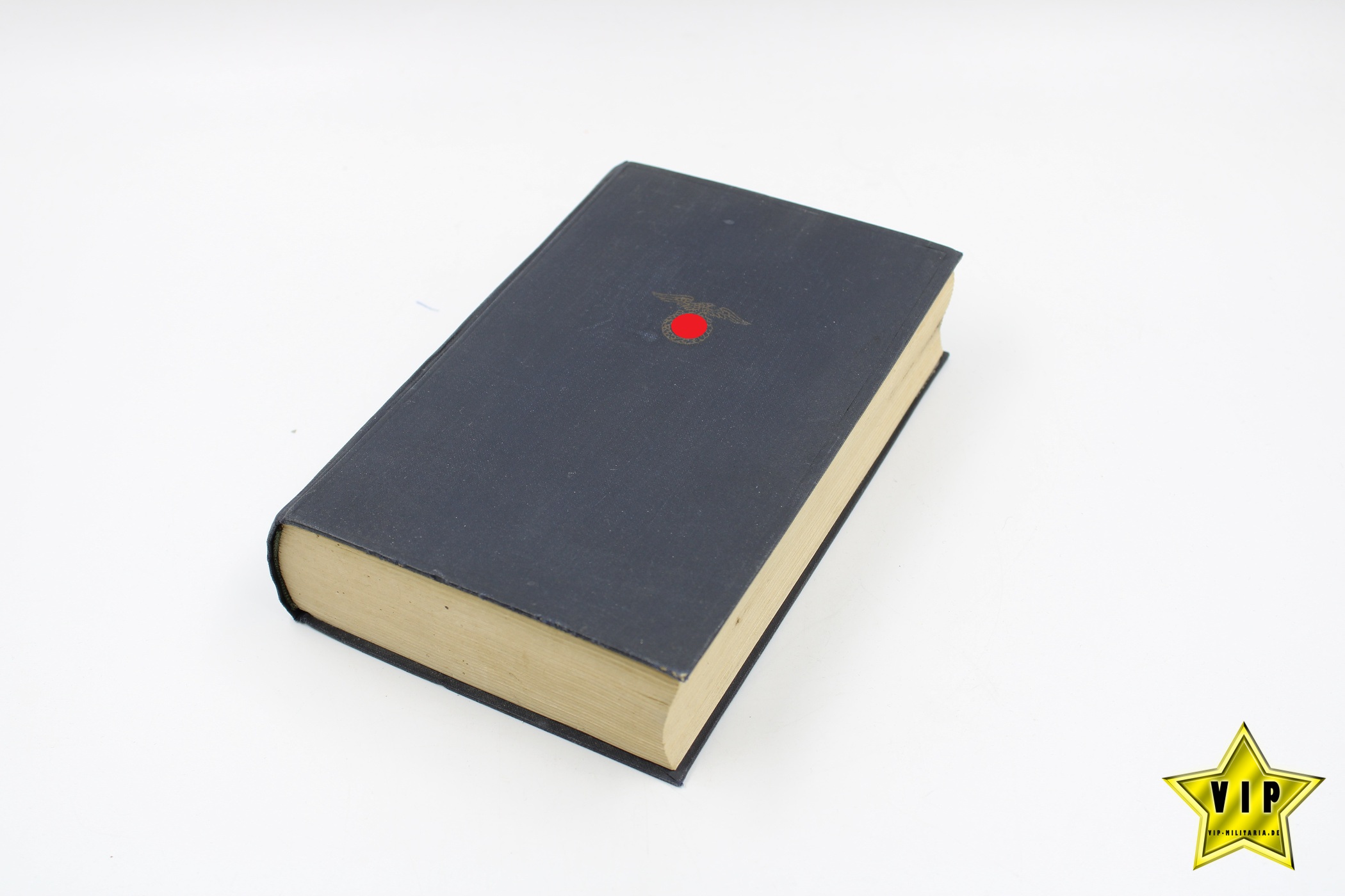 Mein Kampf Volksausgabe 1937 mit Schutzumschlag und Widmung