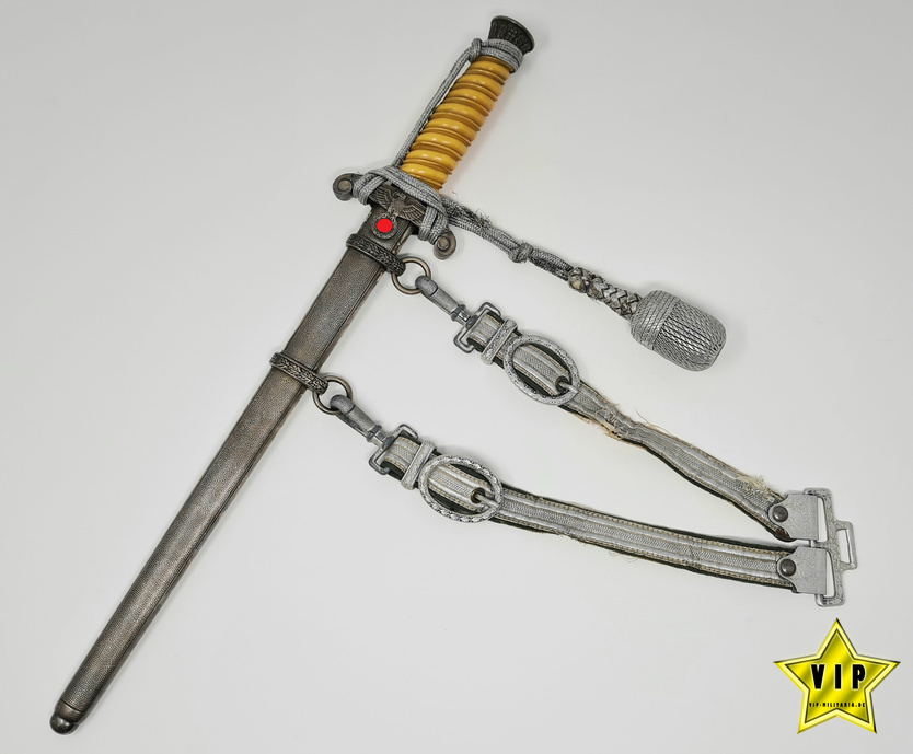 Heeresoffiziers Dolch komplett " E. & F. Hörster, Solingen "
