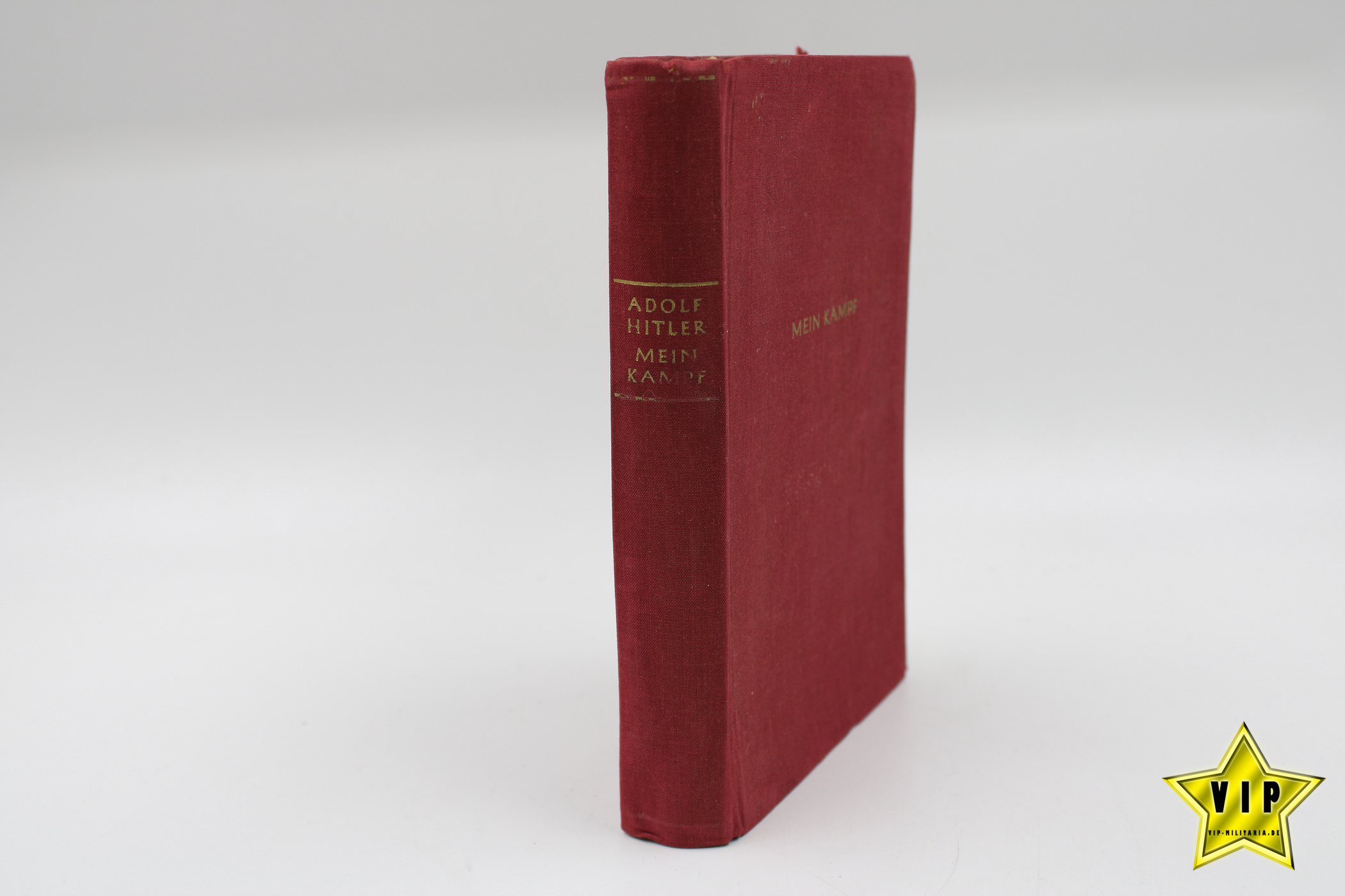 Mein Kampf rote Tornister Ausgabe 1942 Taschenbuch in Lateinschrift 