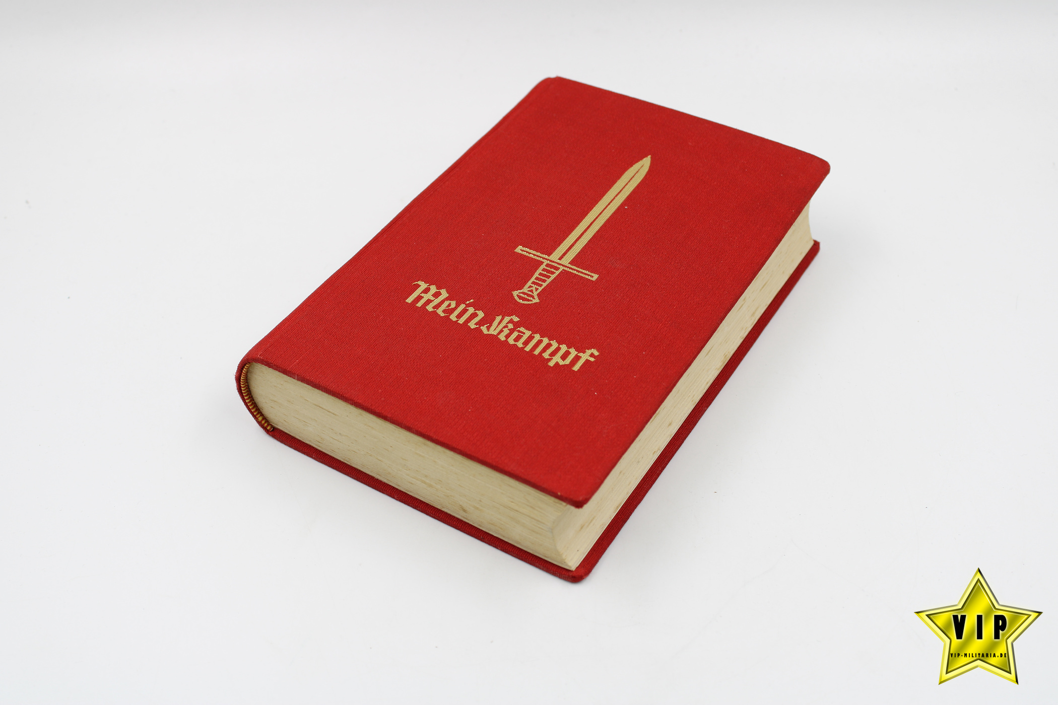 Mein Kampf 1939 Beamtenausgabe mit Unterschrift Ortsgruppenleiter