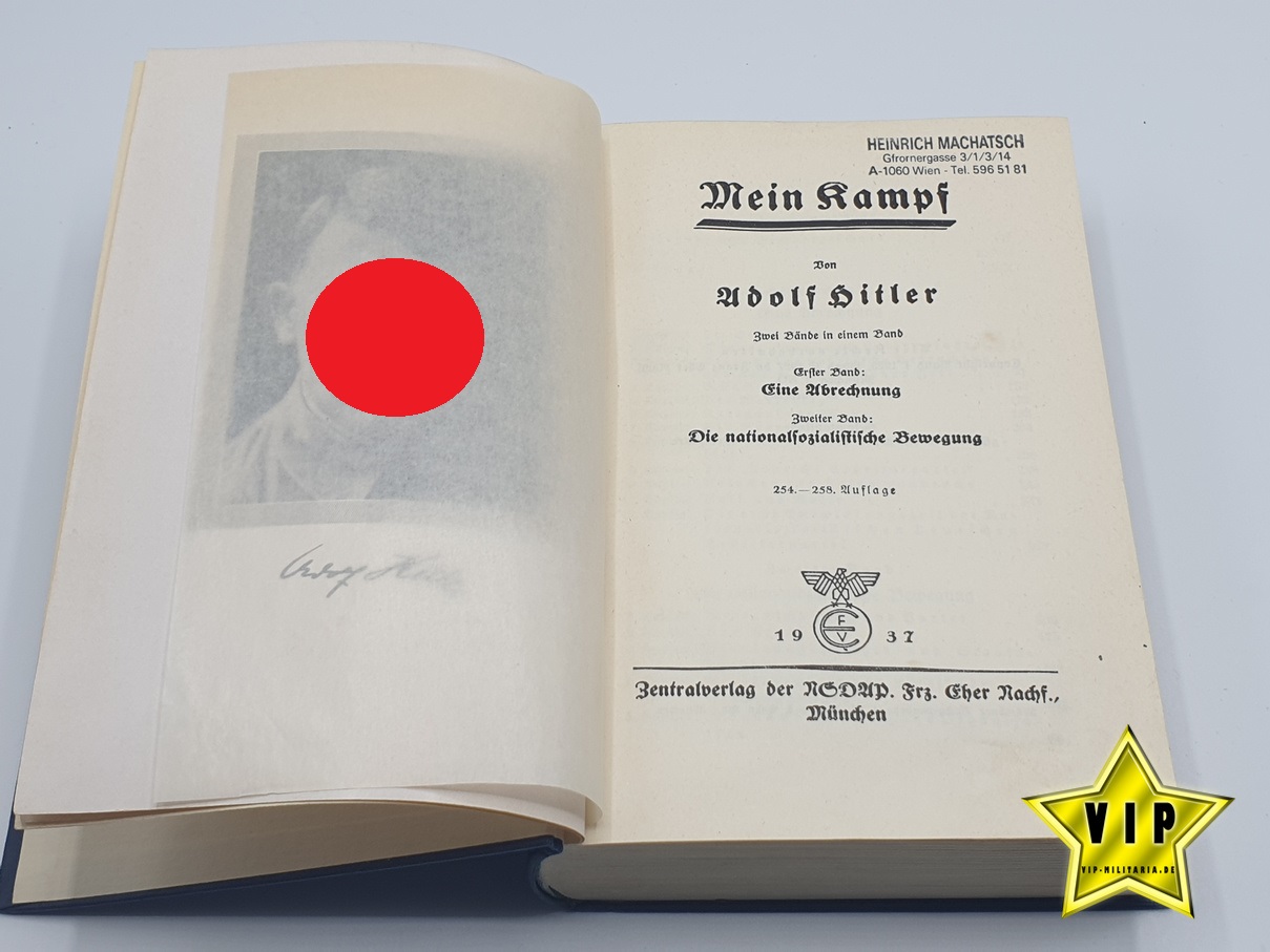 Adolf Hitler " Mein Kampf " Ausgabe von 1937