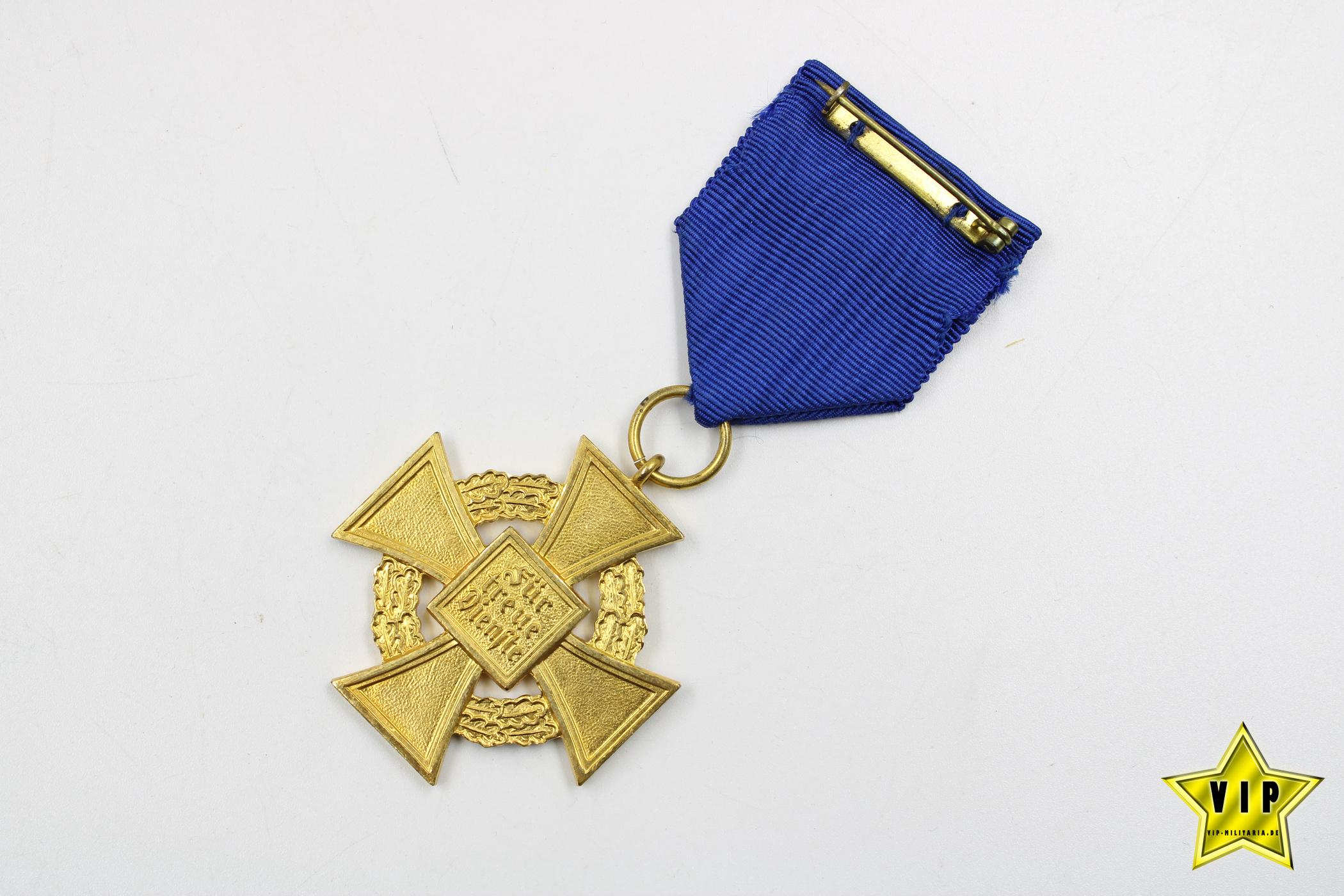 Treuedienst Ehrenzeichen in Gold 40 Jahre im Etui Hersteller Deschler & Sohn, München 