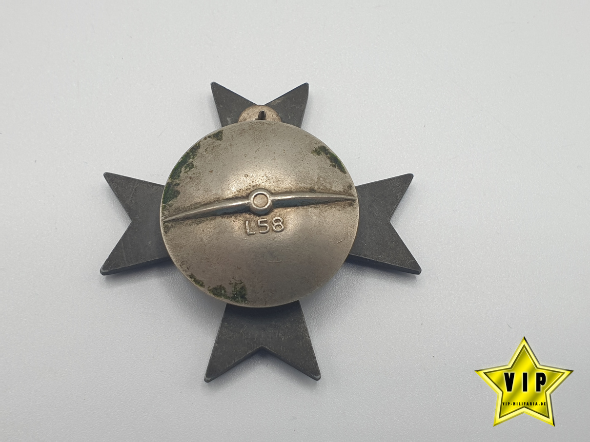Kriegsverdienstkreuz 1. Klasse ohne Schwerter an Schraubscheibe L58