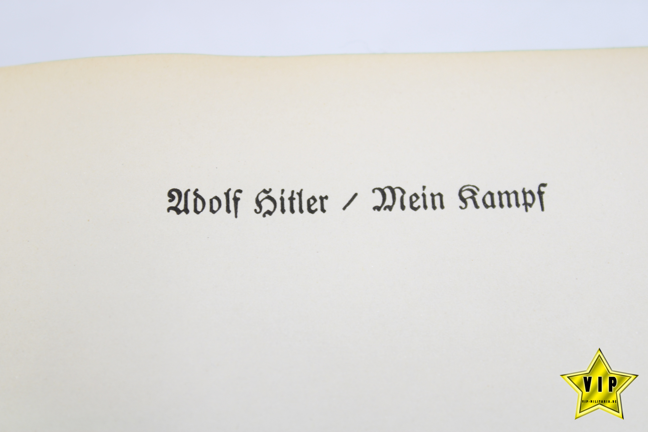 Mein Kampf 1936 Jubiläumsausgabe mit Widmung Reichsbahn aus Hannover