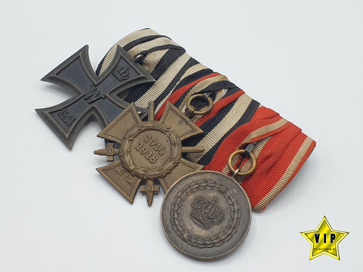 3-fach Spange 1 Weltkrieg Eisernes Kreuz 1914