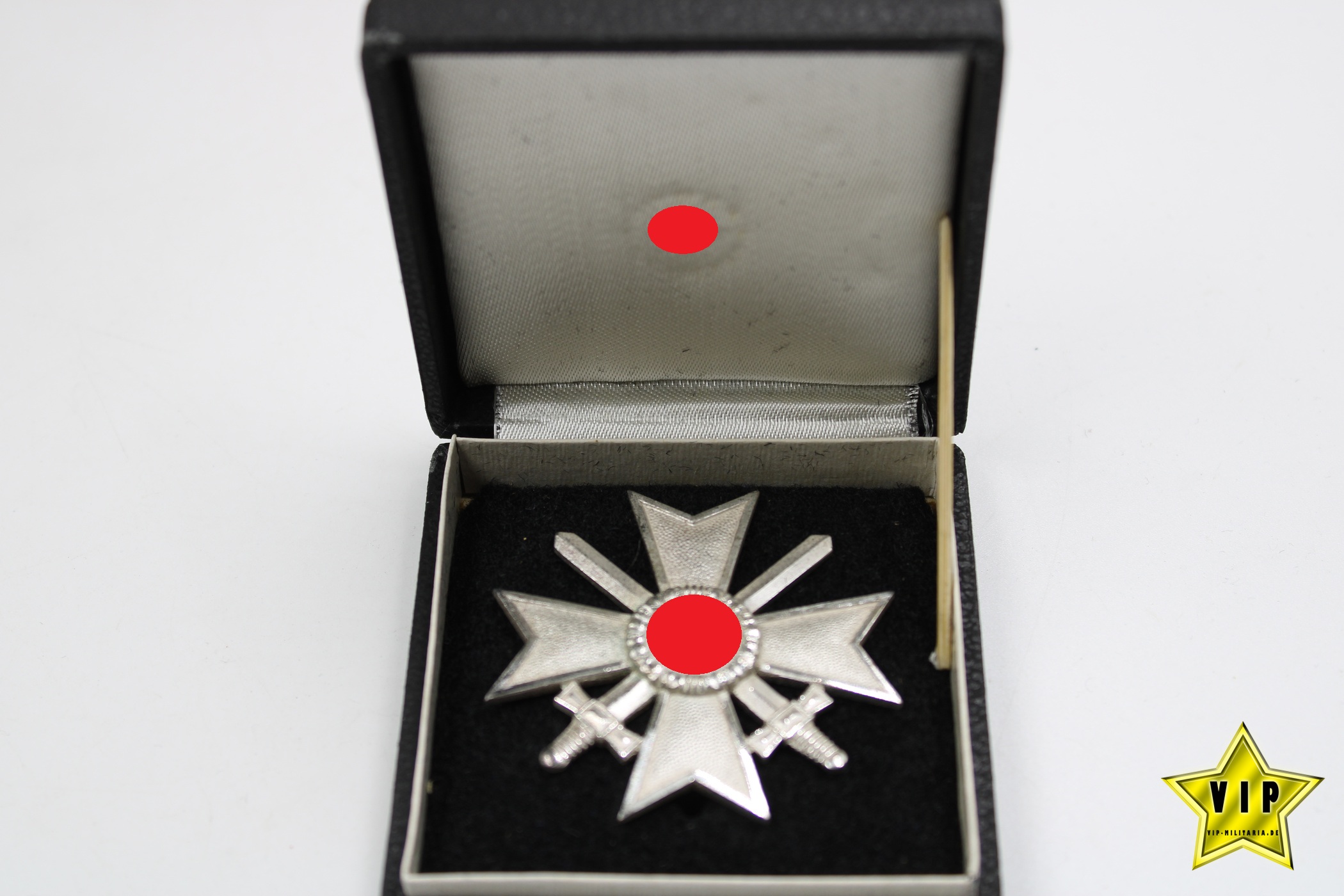 Kriegsverdienstkreuz 1. Klasse 1939 Hersteller 1 Deschler & Sohn, München im Etui 