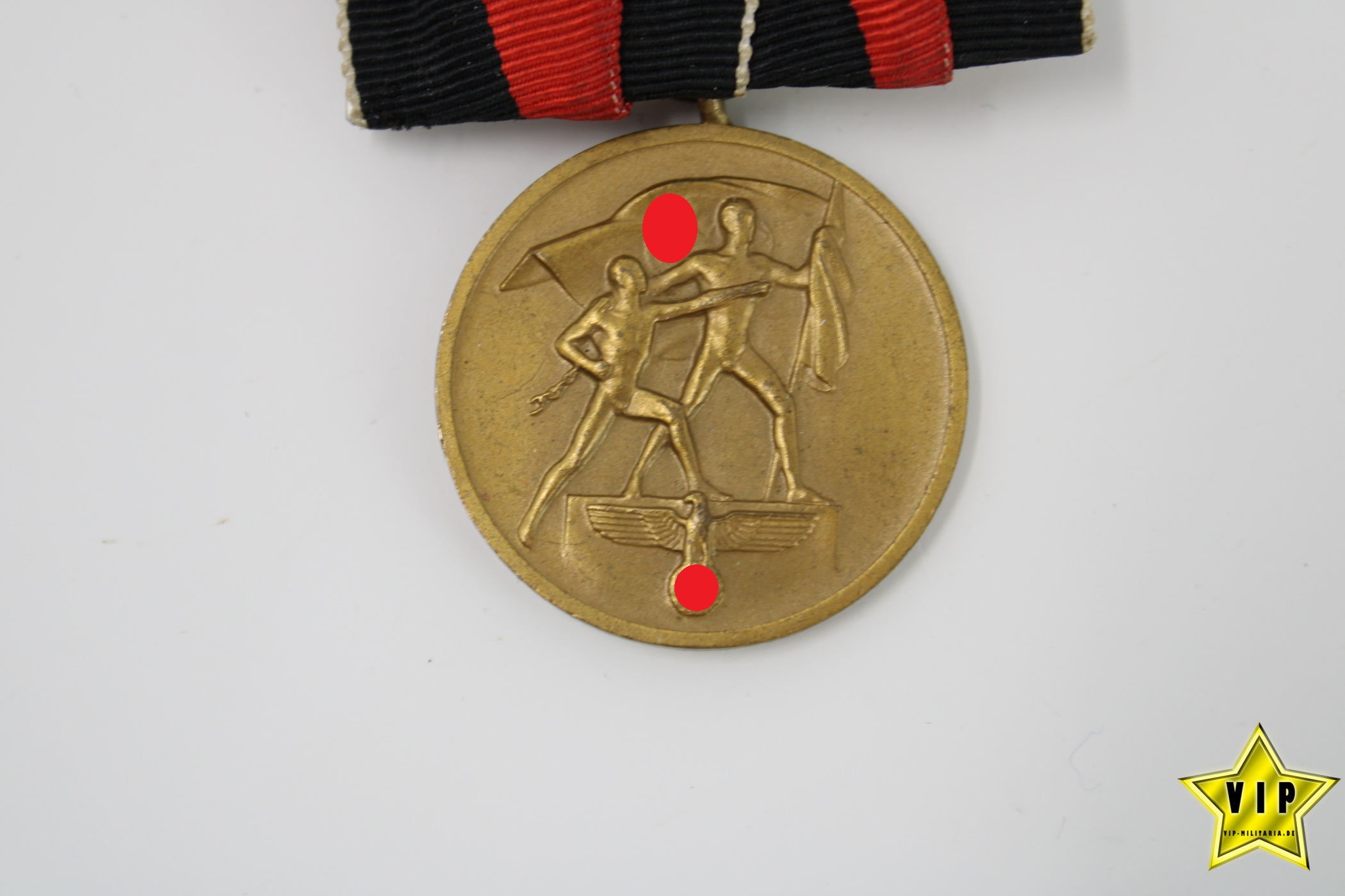 MEDAILLE 1. OKTOBER SUDETENLAND ANSCHLUSSMEDAILLE PRAGER BURG AUFLAGE