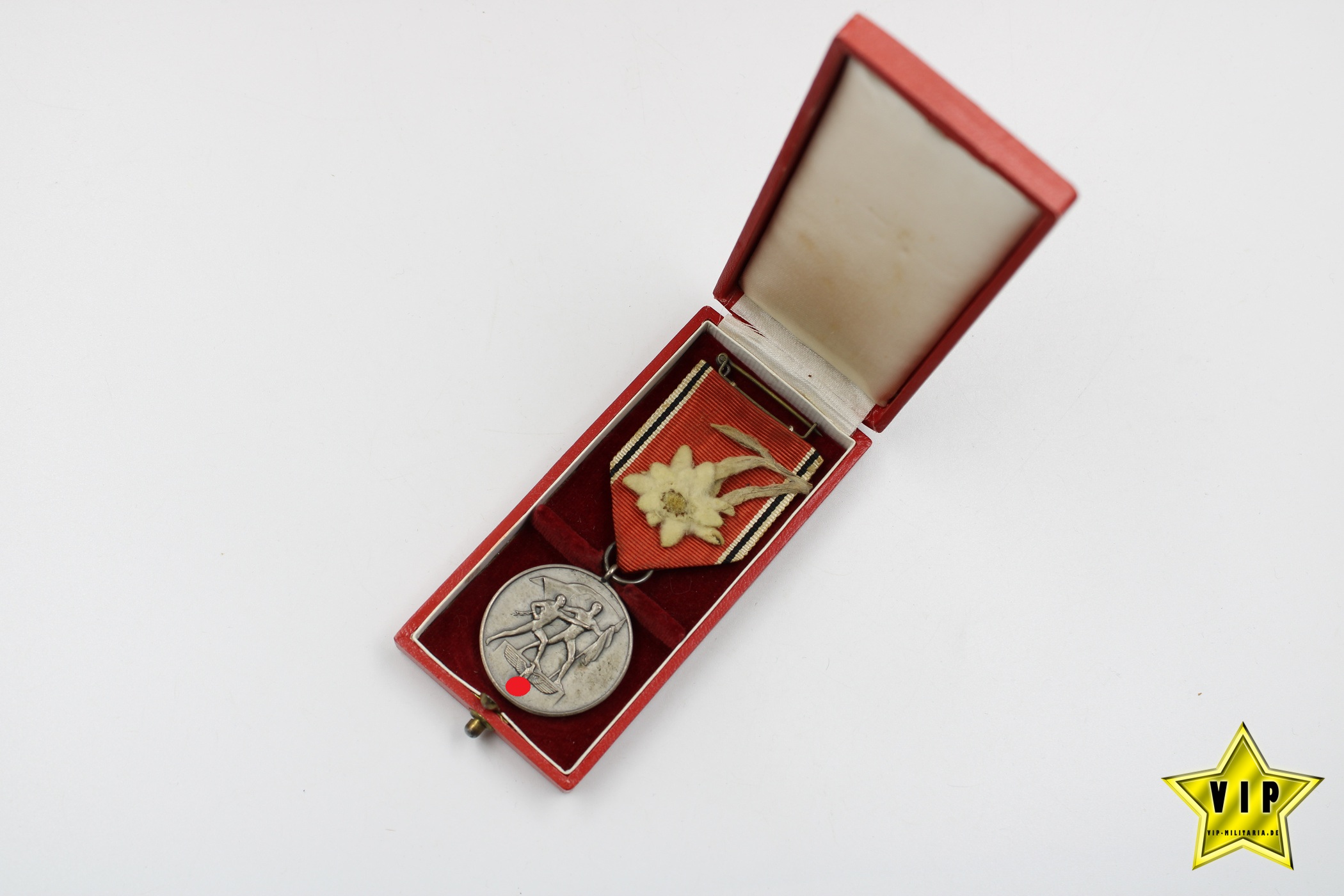 Anschluss Medaille 13. März 1938 Österreich im Verleihungsetui
