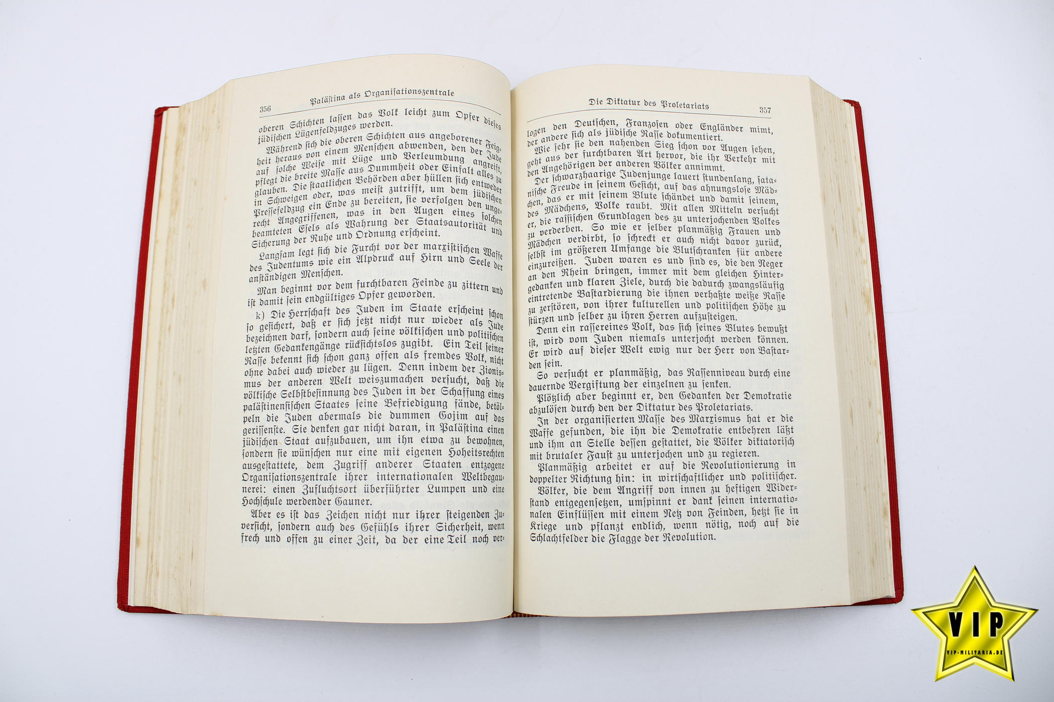 Mein Kampf 1939 Beamtenausgabe mit Unterschrift Ortsgruppenleiter