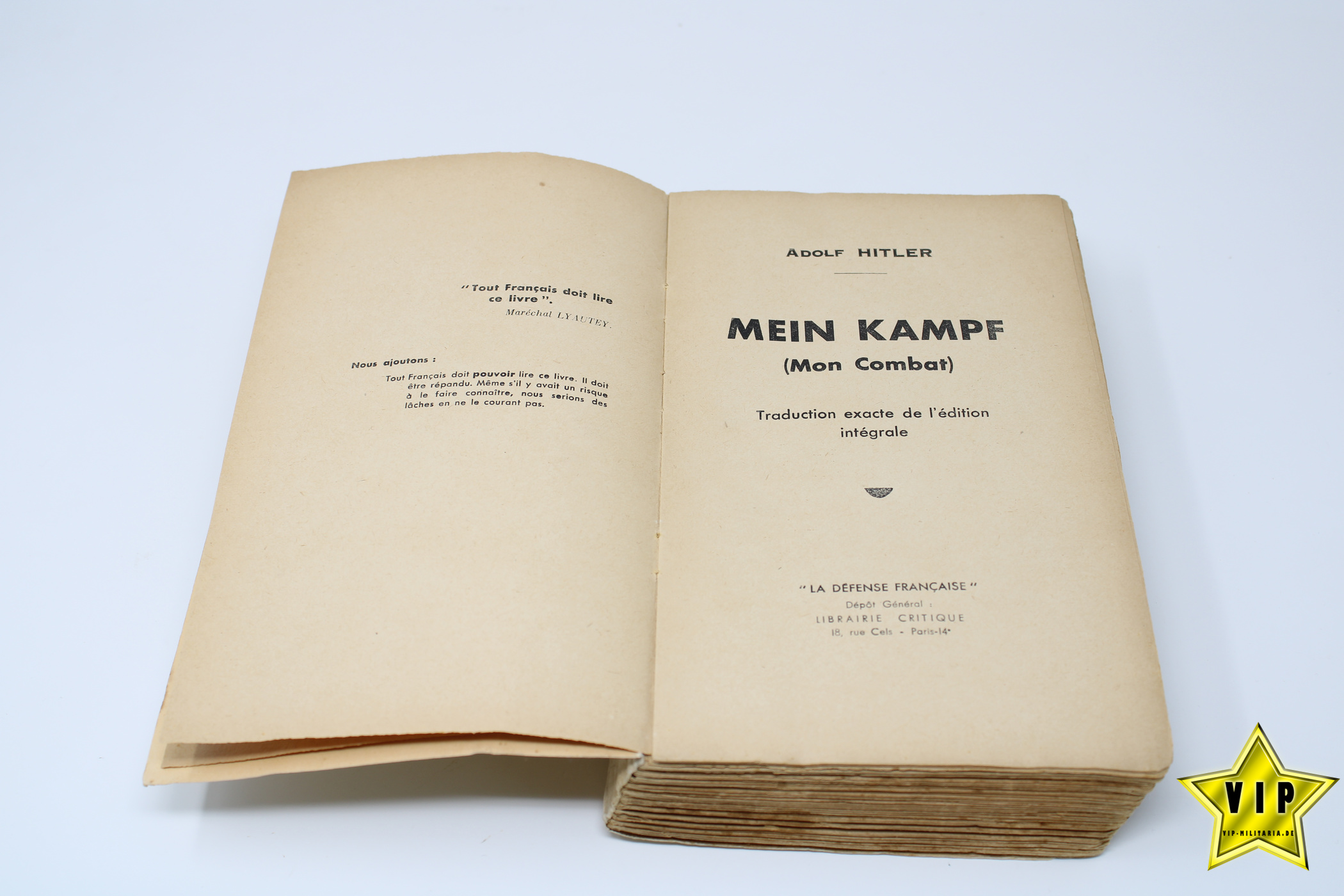 Mon Combat Adolf Hitler Mein Kampf