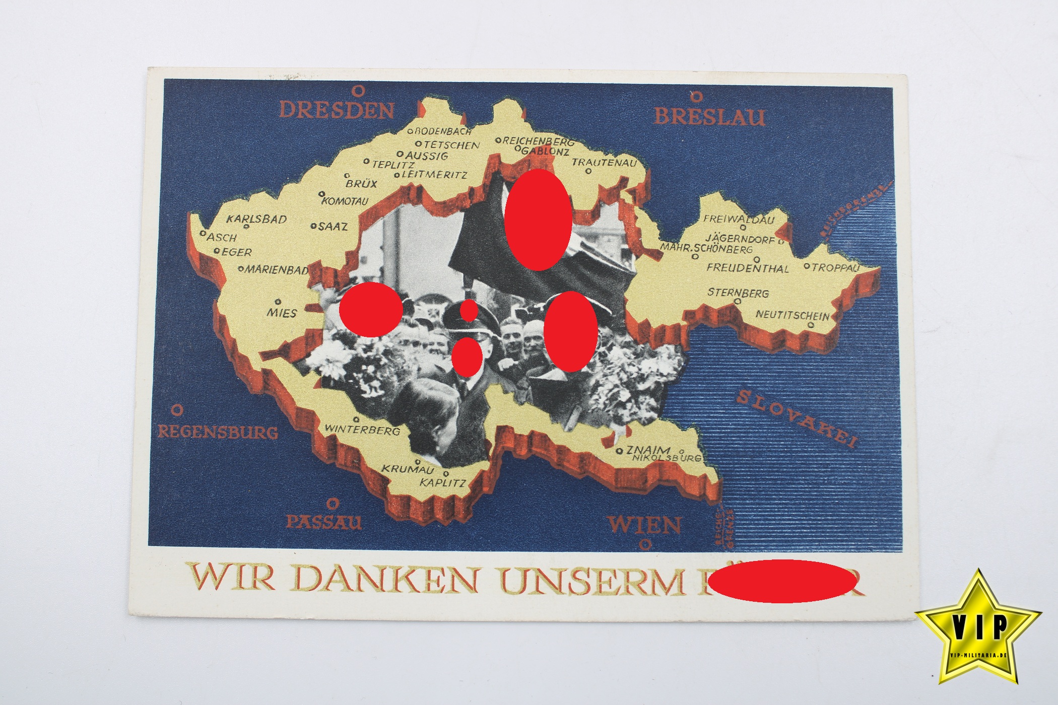 Postkarte Adolf Hitler