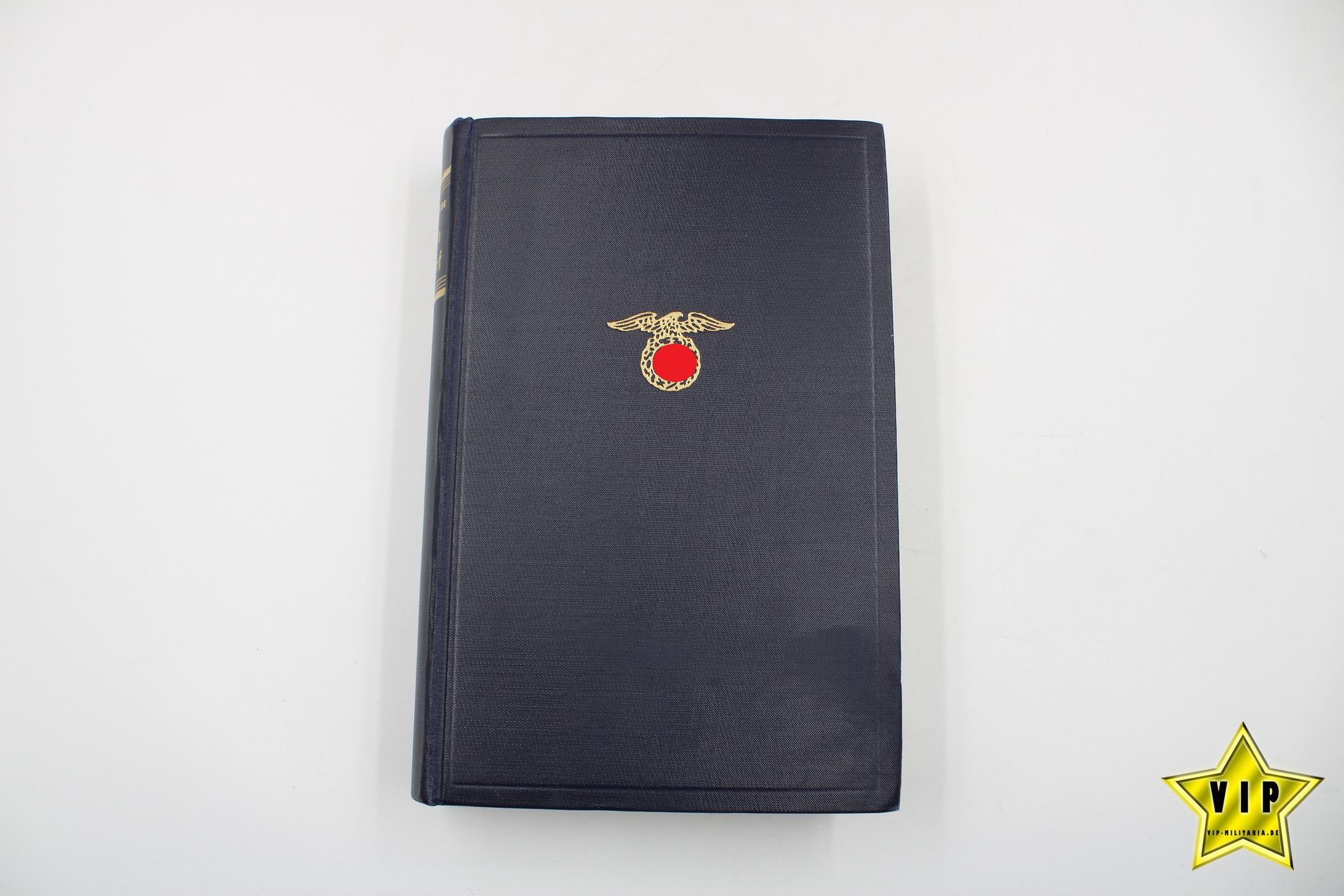 Mein Kampf Volksausgabe 1941 mit Schutzumschlag und Widmung 