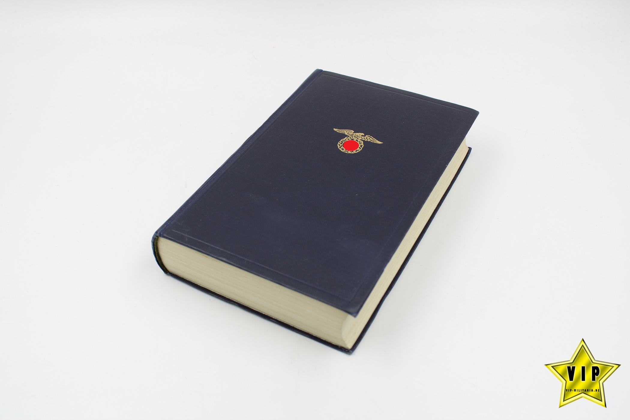 Mein Kampf Volksausgabe 1941 mit Schutzumschlag und Widmung 